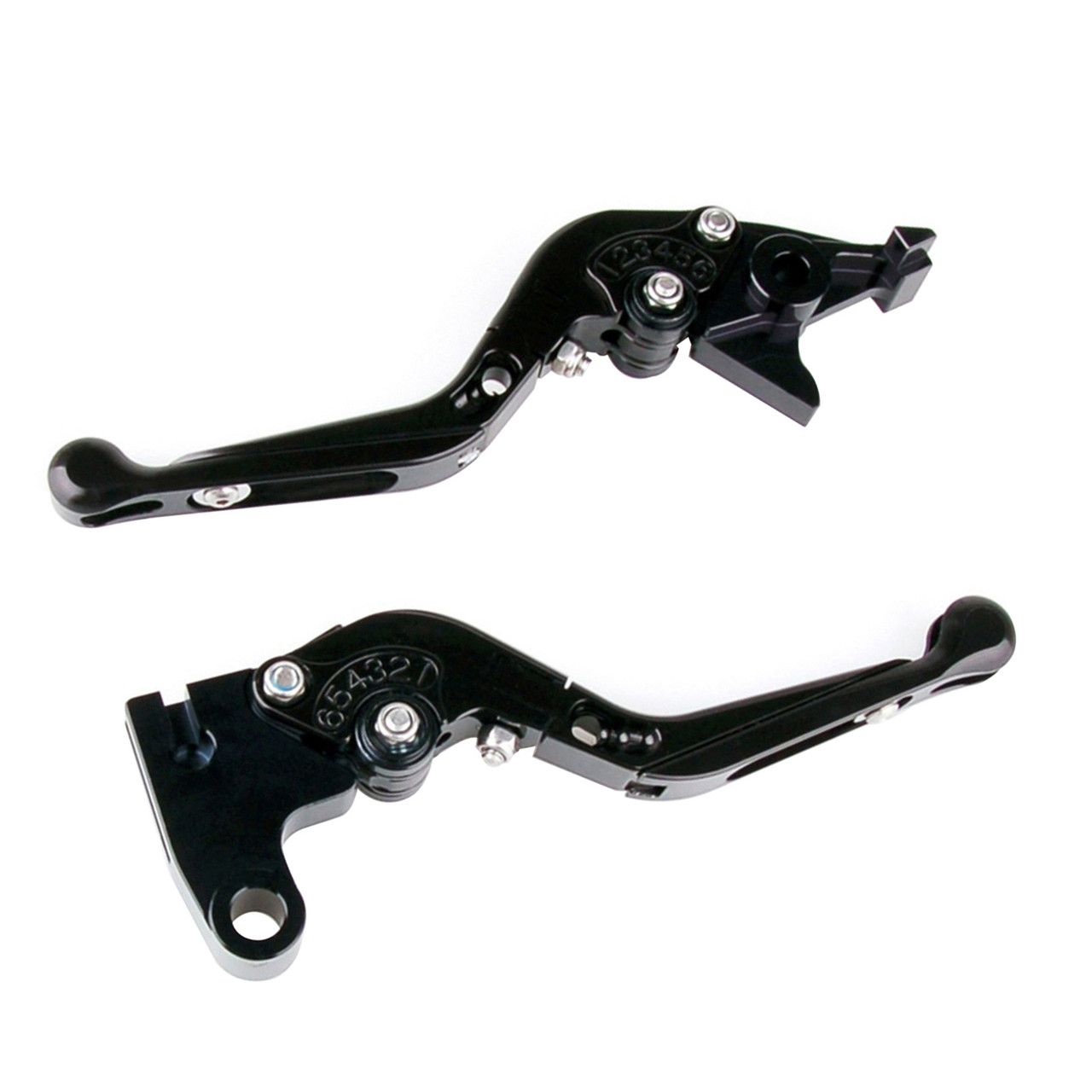 2025 YAMAHA XSR900 Adjustable Folding Extendable Racing Brake & Clutch Levers Black Generic