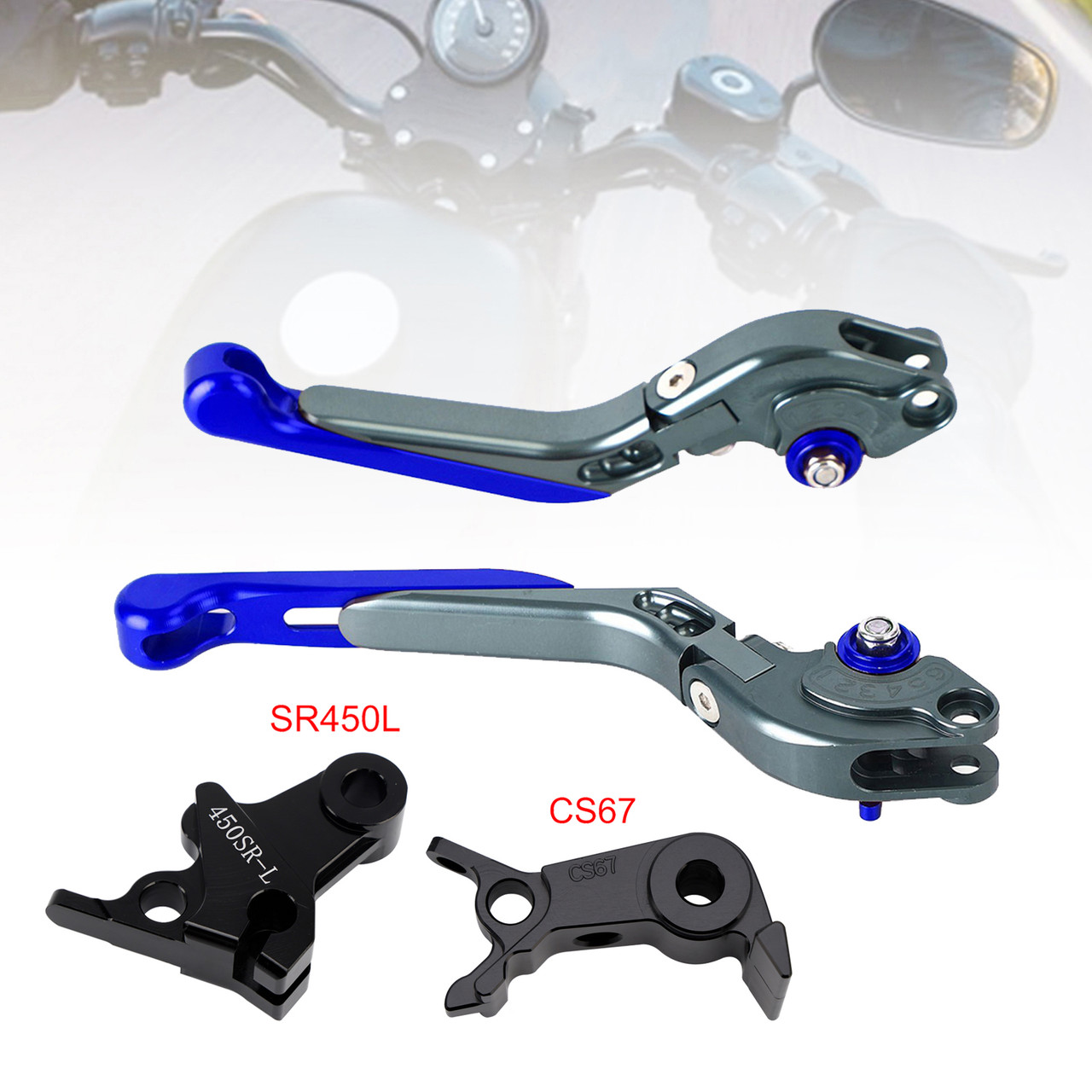 2024-2026 VOGE DS900X 900DSX Adjustable Folding Extendable Brake & Clutch Levers Blue Generic