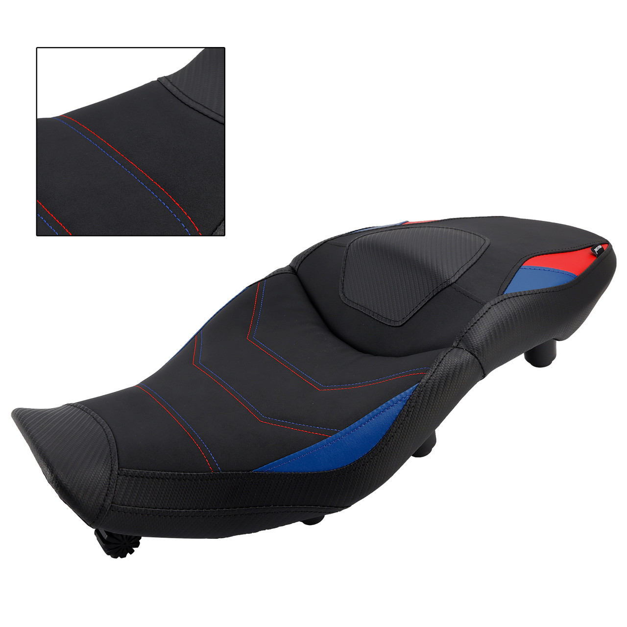 2020-2024 BMW S1000XR Rider Passenger Seat Front Rear Cushion -20mm Blue Generic