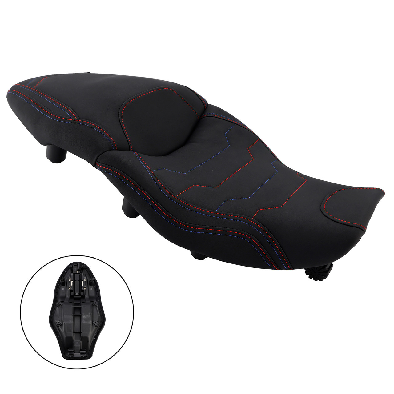 2024-2025 BMW M1000XR Rider Passenger Seat Front Rear Cushion -20mm Black Generic