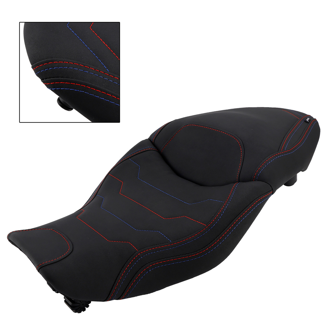 2024-2025 BMW M1000XR Rider Passenger Seat Front Rear Cushion -20mm Black Generic