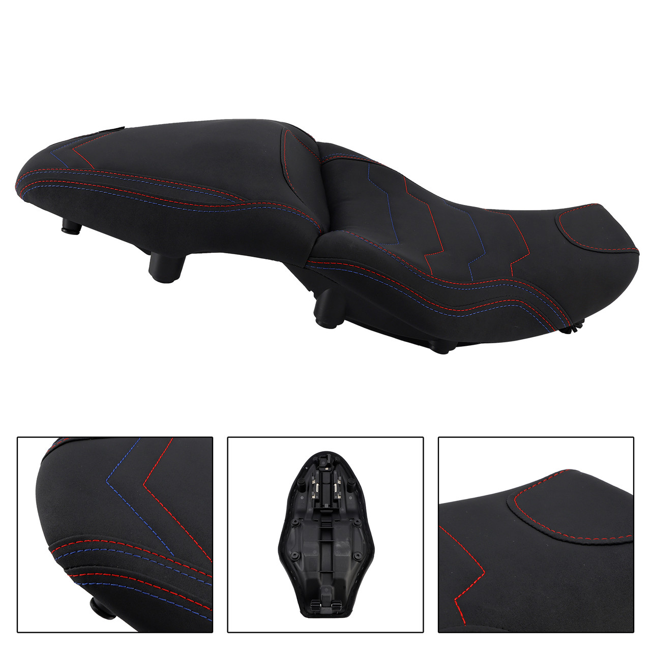 2020-2024 BMW S1000XR Rider Passenger Seat Front Rear Cushion -20mm Black Generic