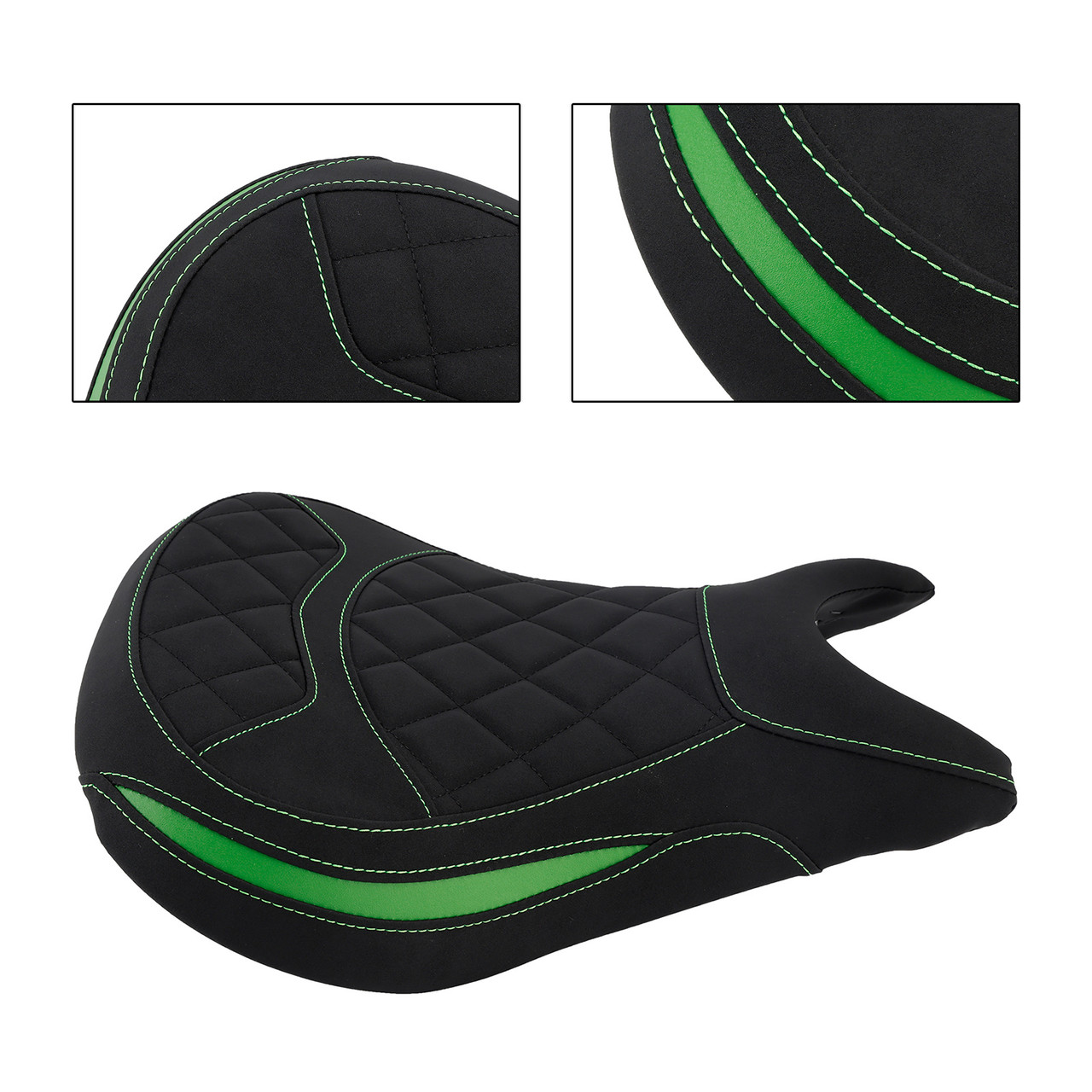 2024-2025 KAWASAKI Eliminator 500 Lower Front Driver Raider Seat Pillion Saddle Green Generic