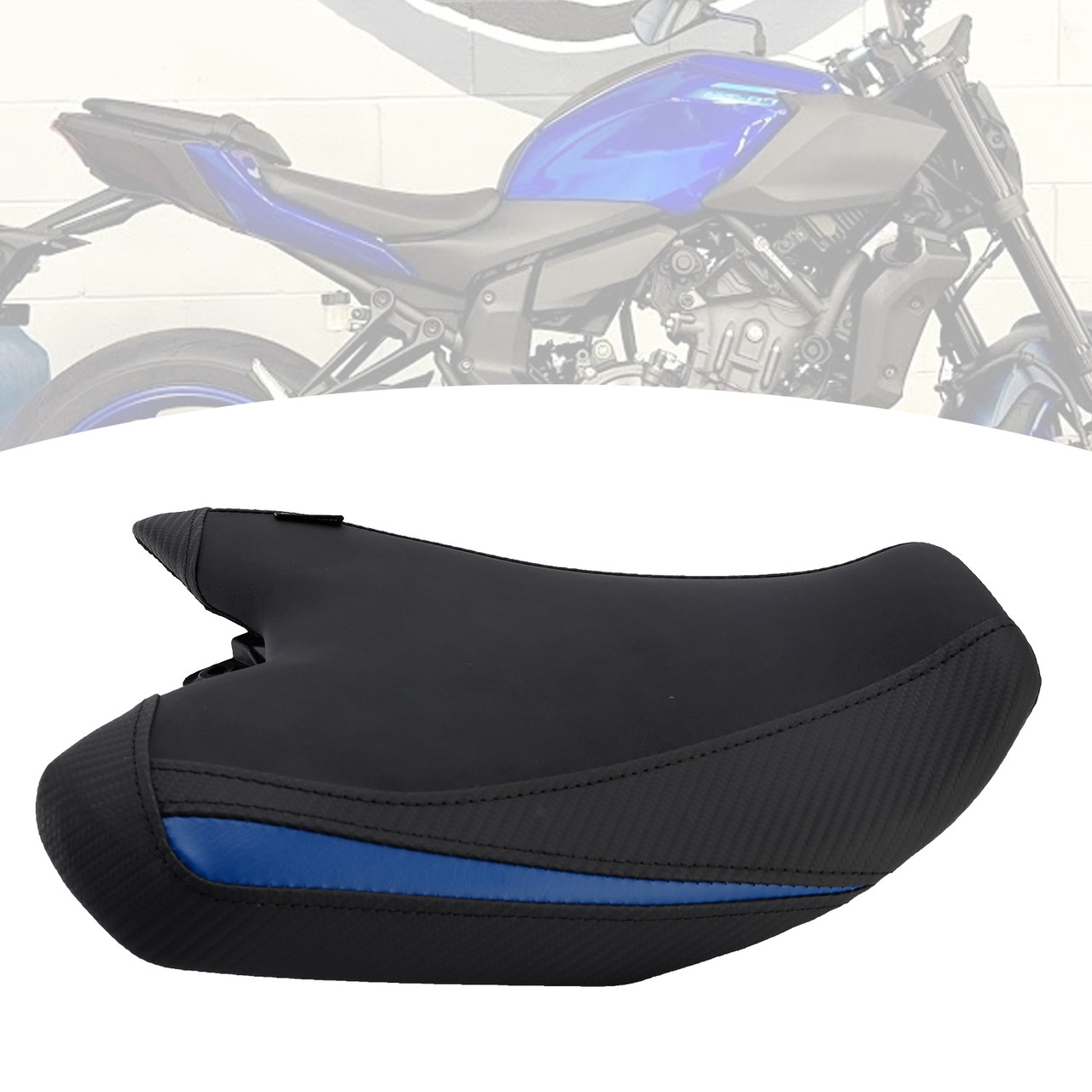 2025+ YAMAHA MT-07 Front Raider Seat Driver Cushion Pu Blue Generic
