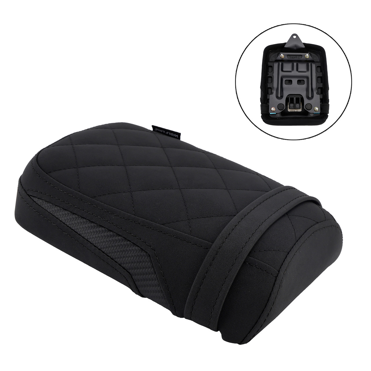 2024-2025 Kawasaki Eliminator 500 Rear Seat Passenger Cushion Flat Black Generic