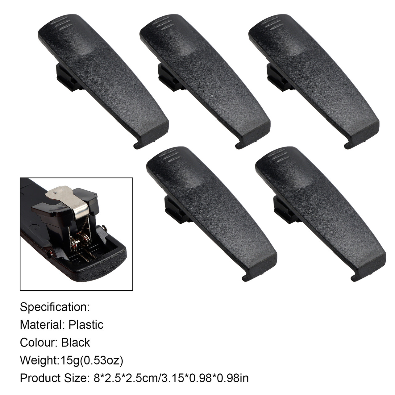5PCS Radio SL1M Belt Clip For Sepura STP8000 STP8038 STP8035 STP8040 Back Clip