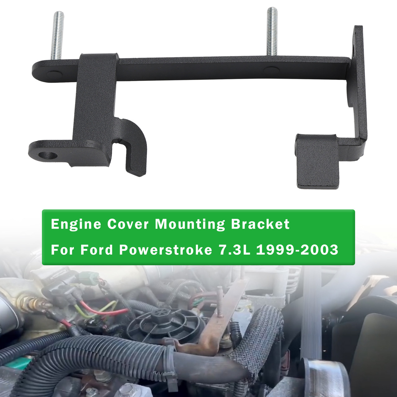 1999-2003 Ford Powerstroke 7.3L Engine Cover Mounting Bracket YC3Z-6A955-AA Generic