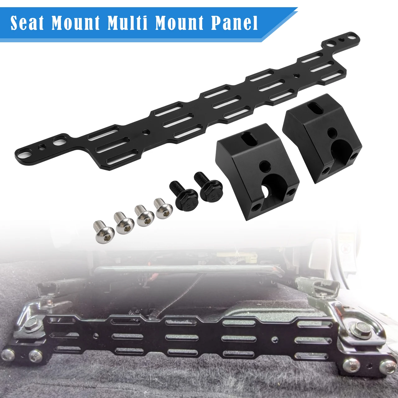 2003-2023 Toyota Tacoma 4Runner FJ Cruiser Seat Mount Multi Mount Panel Generic