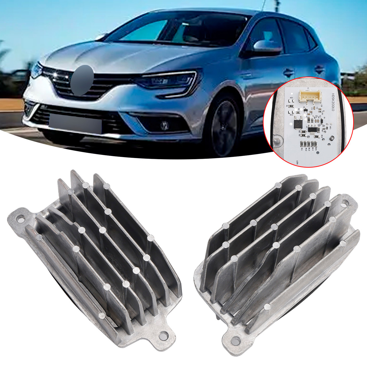 2015 RENAULT MEGANE IV Left & Right Headlight DRL Control Module 285753299R Generic