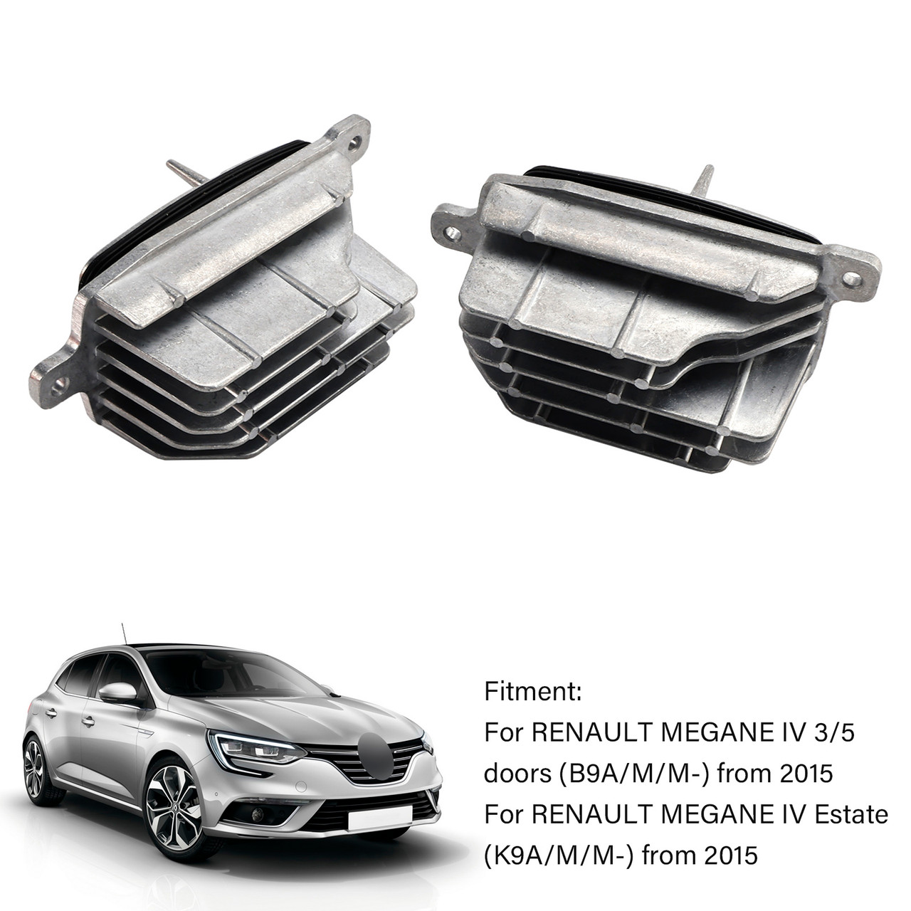 2015 RENAULT MEGANE IV Left & Right Headlight DRL Control Module 285753299R Generic