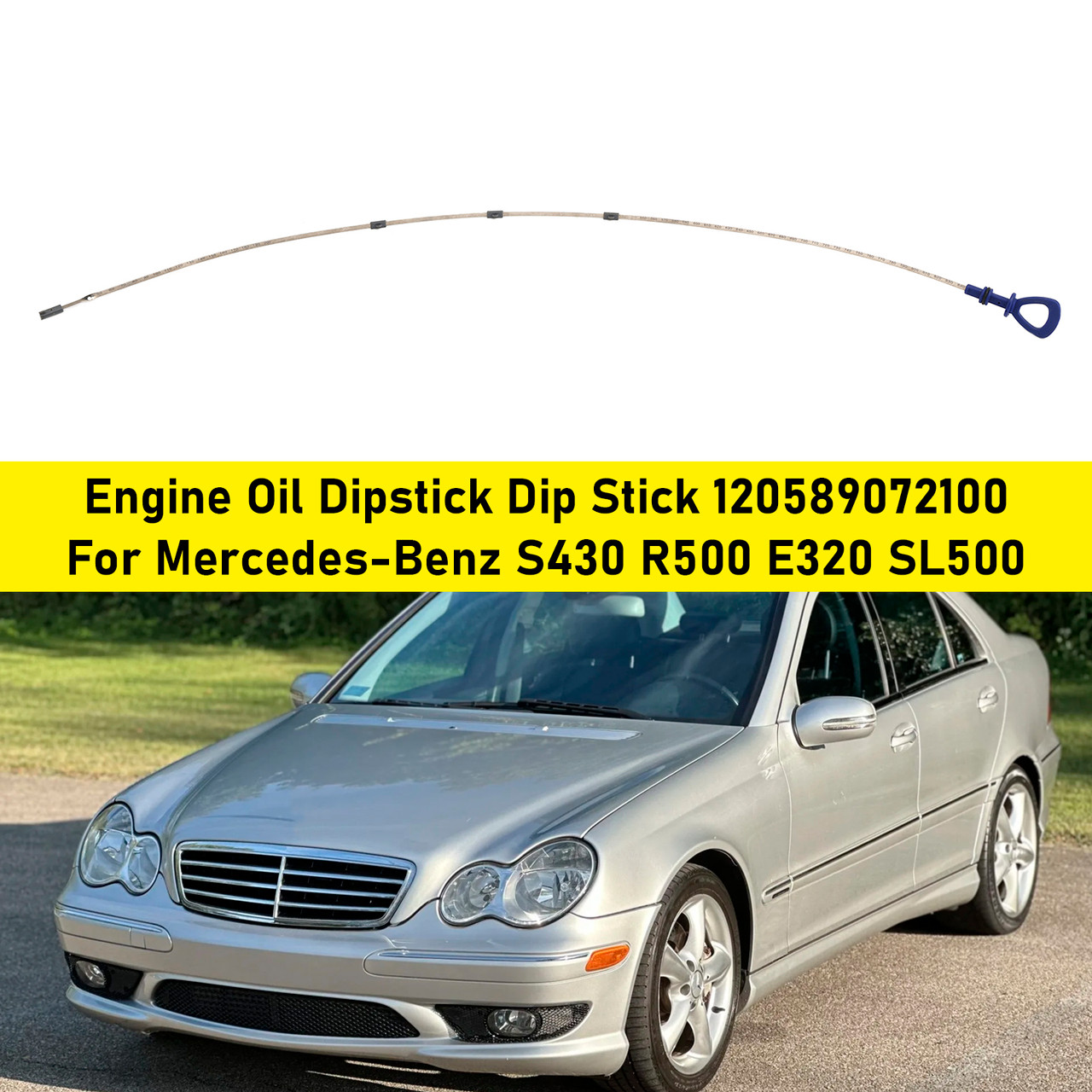 2003-2006 Mercedes-Benz CLK Engine Oil Dipstick Dip Stick 120589072100 Generic