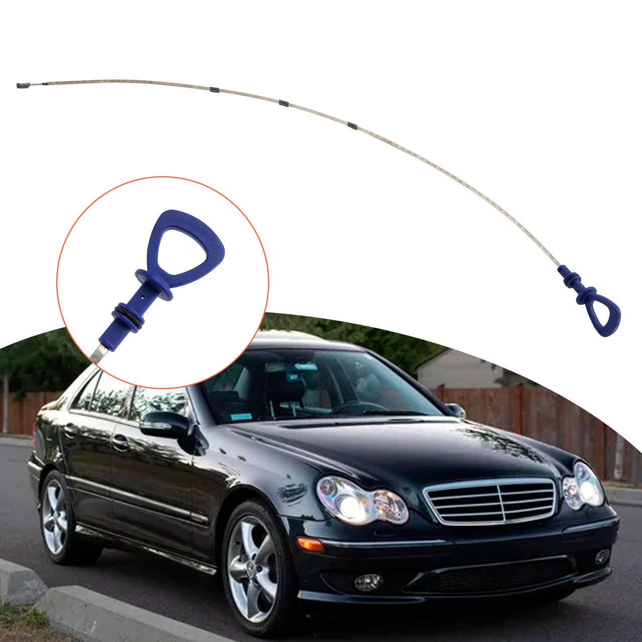 2003-2010 Mercedes-Benz S430 S500 SL500 SL55 Engine Oil Dipstick Dip Stick 120589072100 Generic