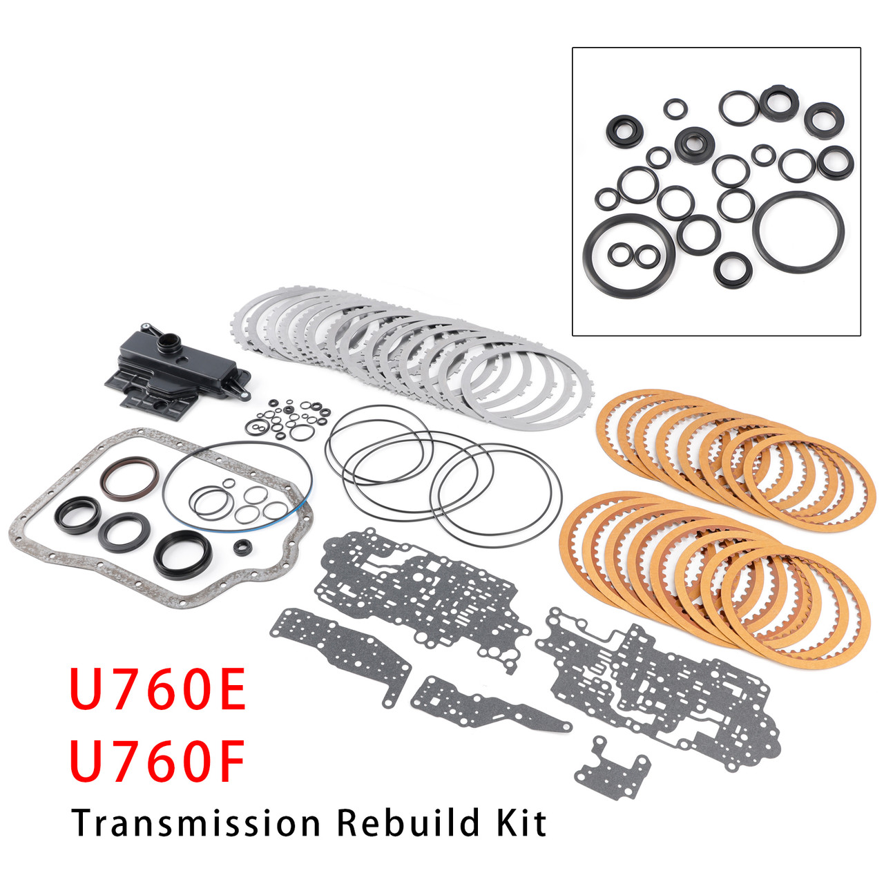 2009-2012 Toyota RAV4 2.5 Transmission Master Rebuild Kit W/ Filter U760E U760F Generic