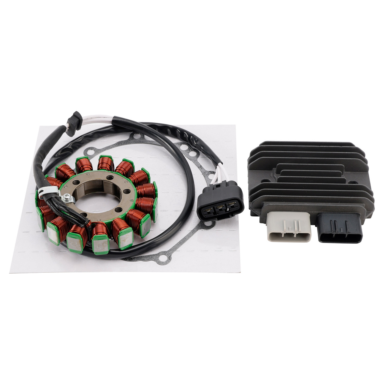 2009-2017 Kawasaki ZX600 Ninja ZX6R ZX-6R Generator Stator Regulator And Gasket Kit Generic