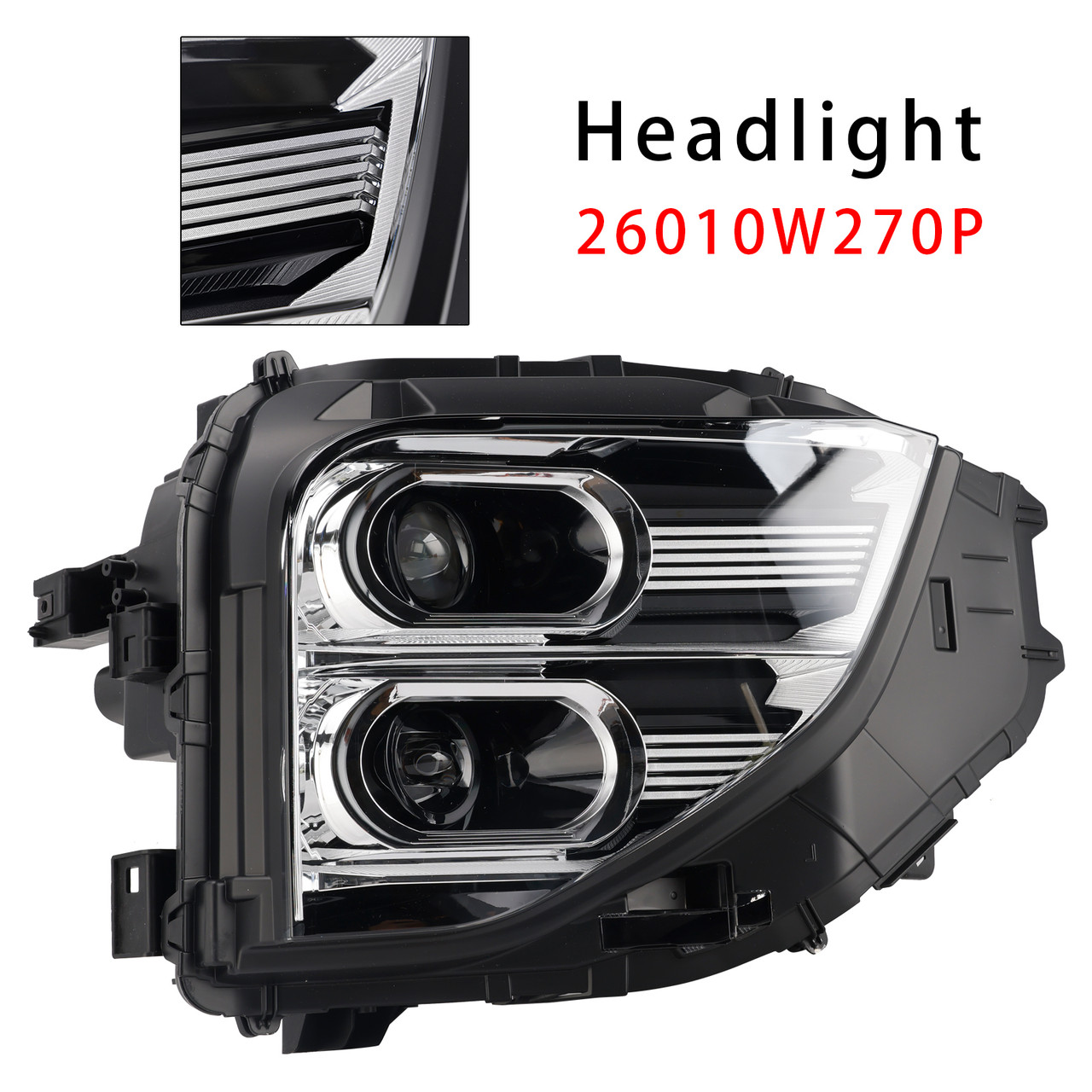 2022-2025 Mitsubishi Eclipse Cross Front Right LED Headlight 26010W270P Generic