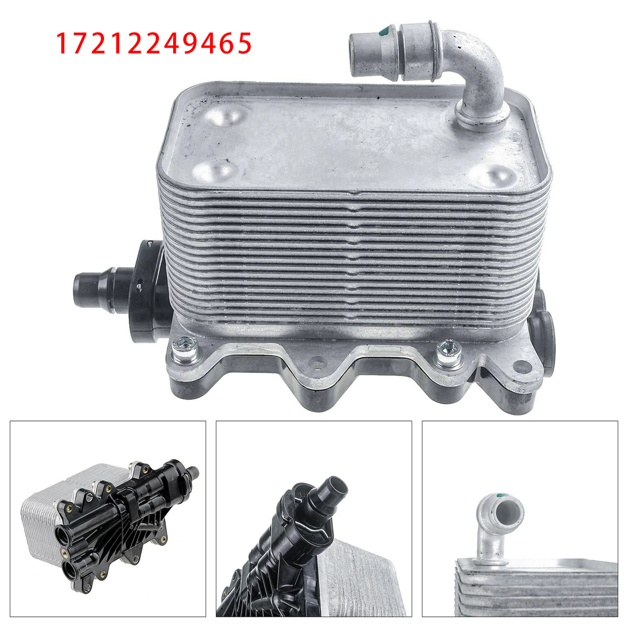 2002-2011 BMW 5 6 7 X3 Series Oil Cooler Engine Oil 17212249465 Generic