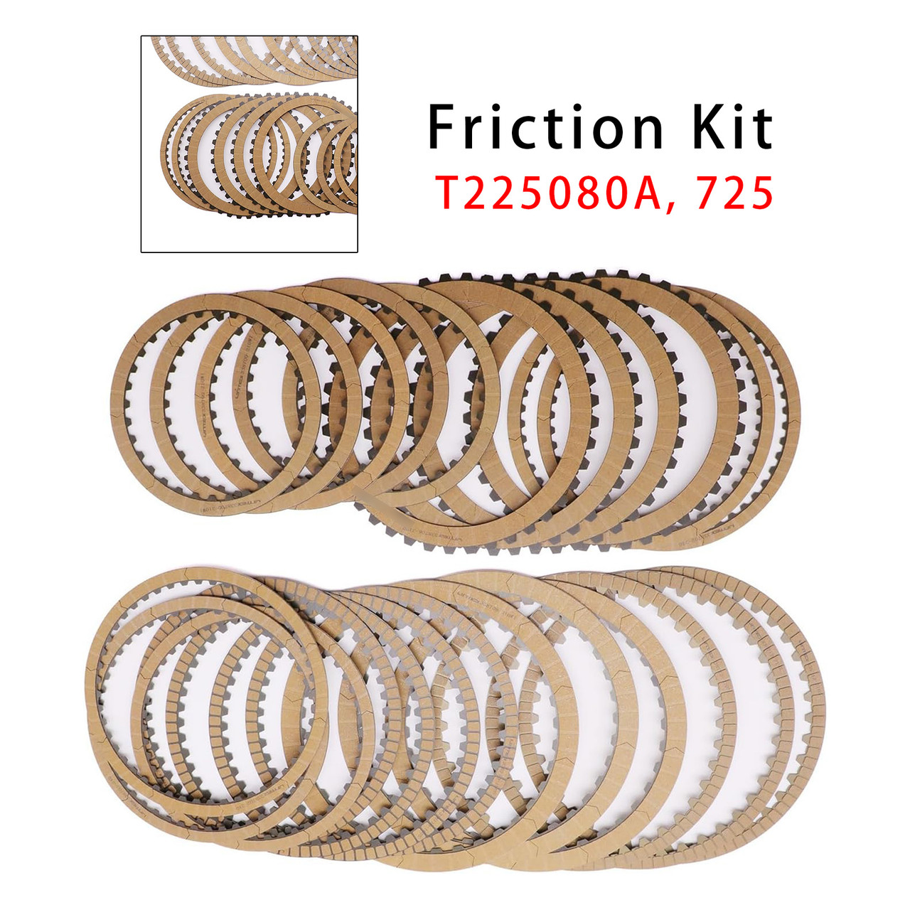 2017- Mercedes Benz S-Class W222 W223 24PCS 725 Transmission Clutch Plate Friction Kit Generic