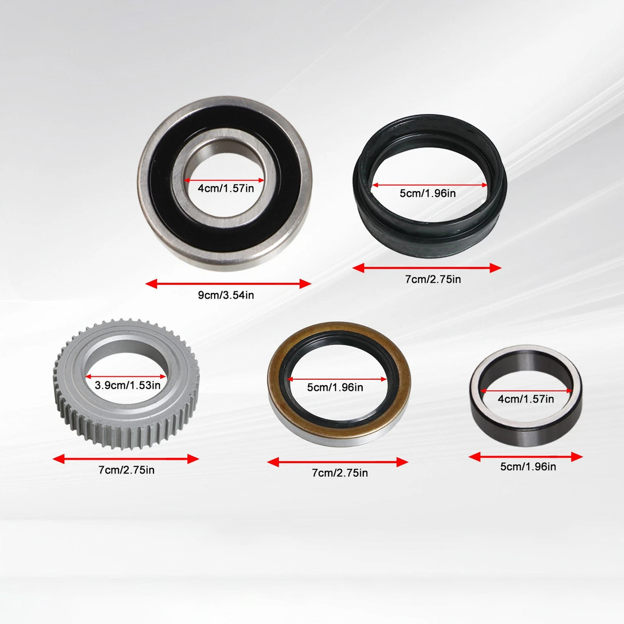 1998-2006 Toyota 4Runner T100 Tacoma Tundra Rear Axle Shaft Bearing& Seal Kit 90363-40068 Generic