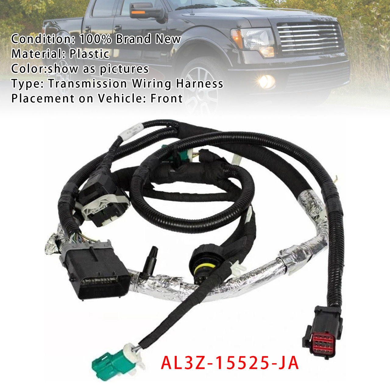 2010 Ford F-150 4.6L 5.4L Transmission Wiring Harness AL3Z-15525-JA Generic