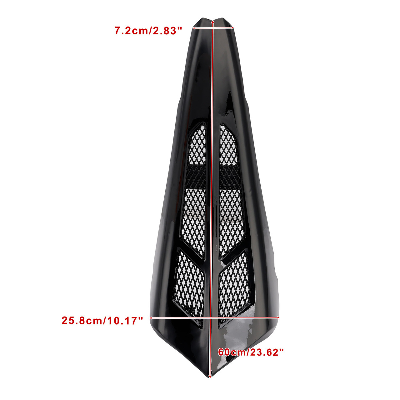 2014-2022 Harley Touring Road Glide Street Glide Front Chin Spoiler Lower Radiator Cover Black Generic