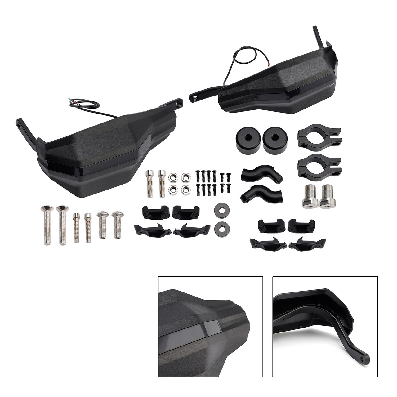 2019-2024 Yamaha Tenere 700 Motorcycle Protector Hand Guards Black Generic