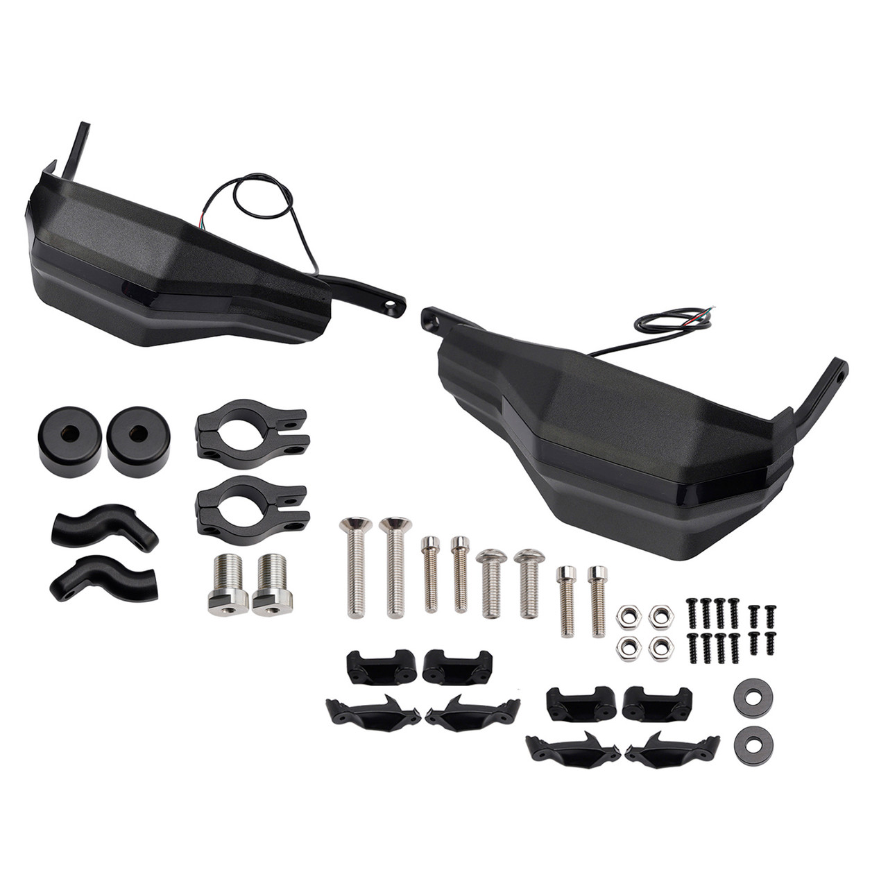 2019-2024 Yamaha Tenere 700 Motorcycle Protector Hand Guards Black Generic