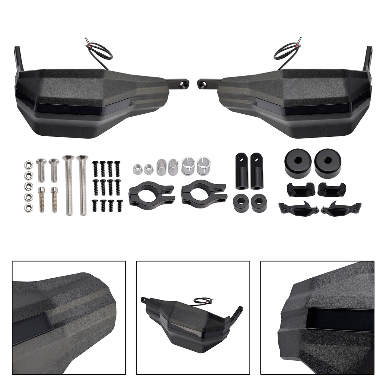 2024 Honda NX400 NX500 Motorcycle Protector Hand Guards Black Generic