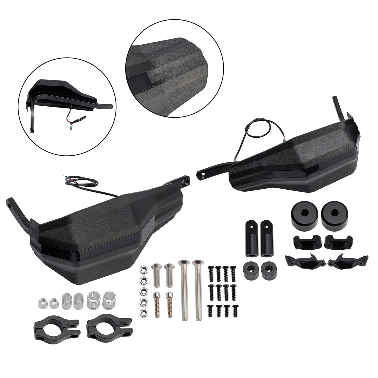2024 Honda NX400 NX500 Motorcycle Protector Hand Guards Black Generic