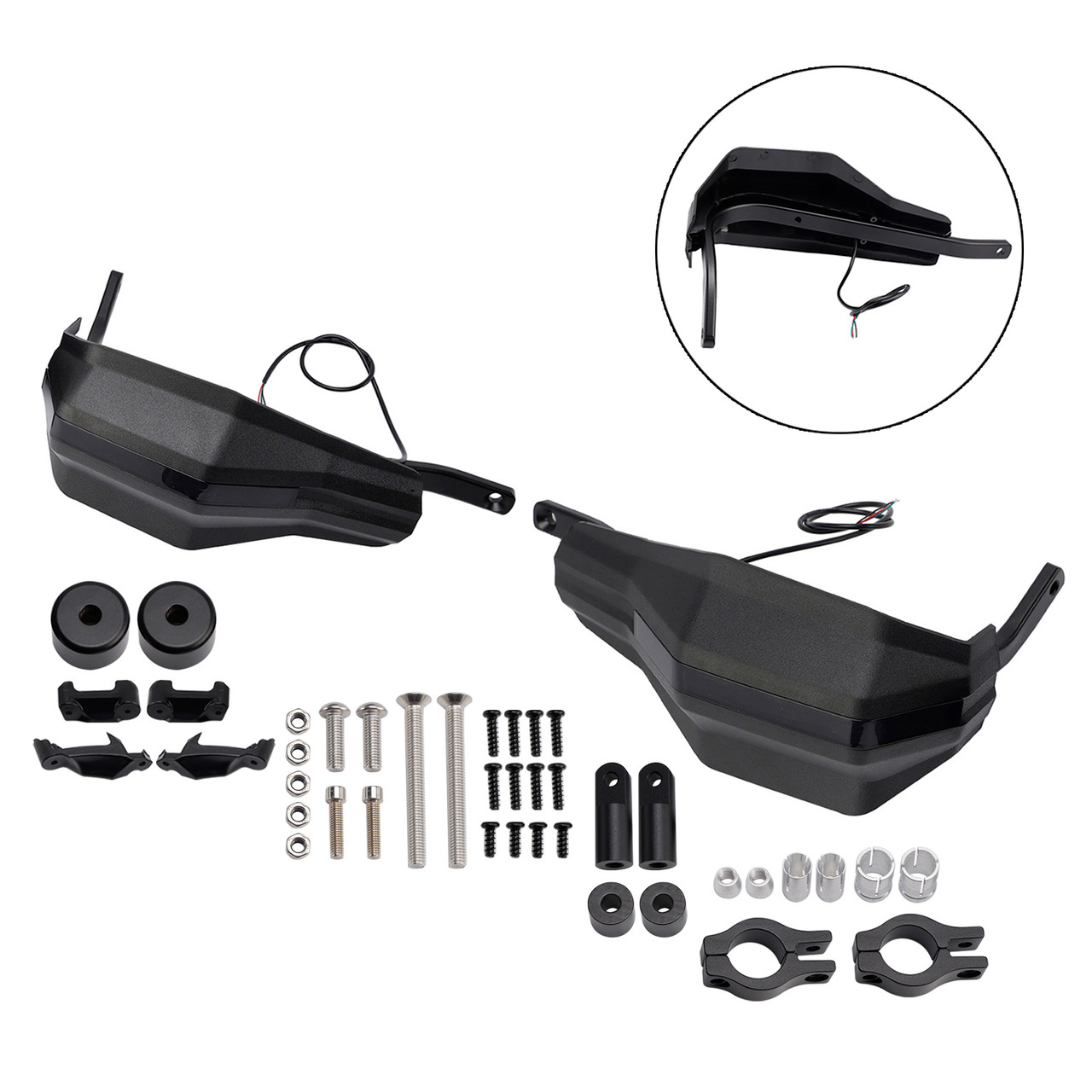 2019-2023 Honda CB500X CB400X Motorcycle Protector Hand Guards Black Generic