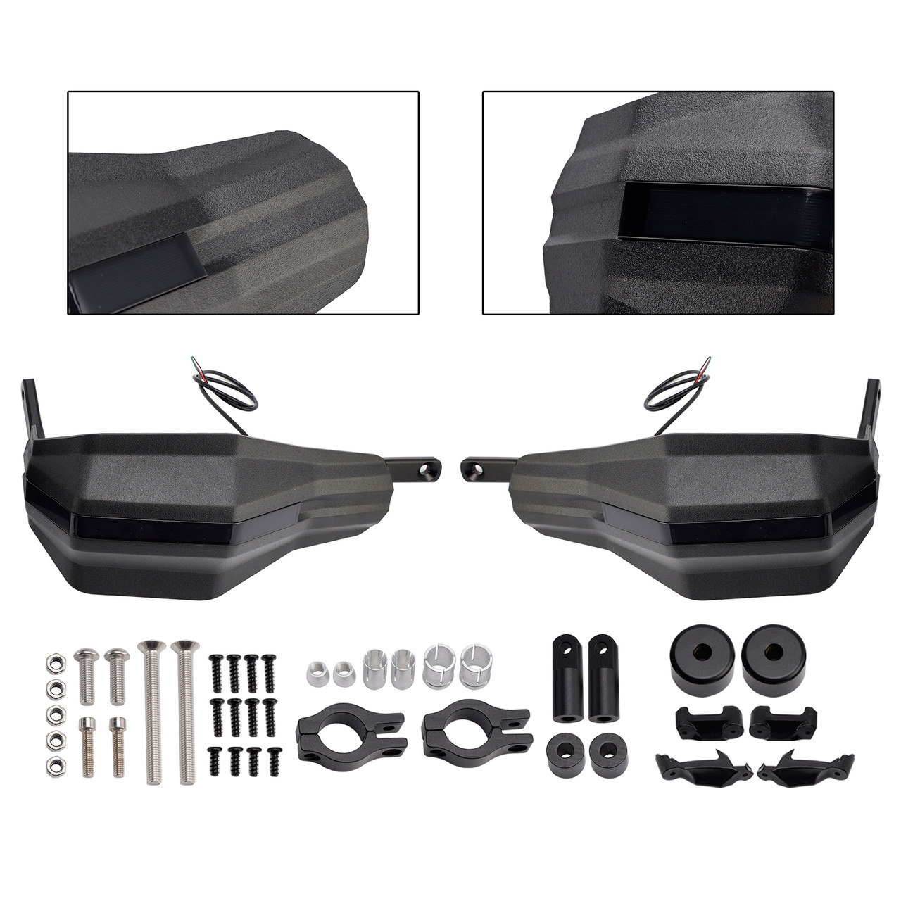 2019-2023 Honda CB500X CB400X Motorcycle Protector Hand Guards Black Generic