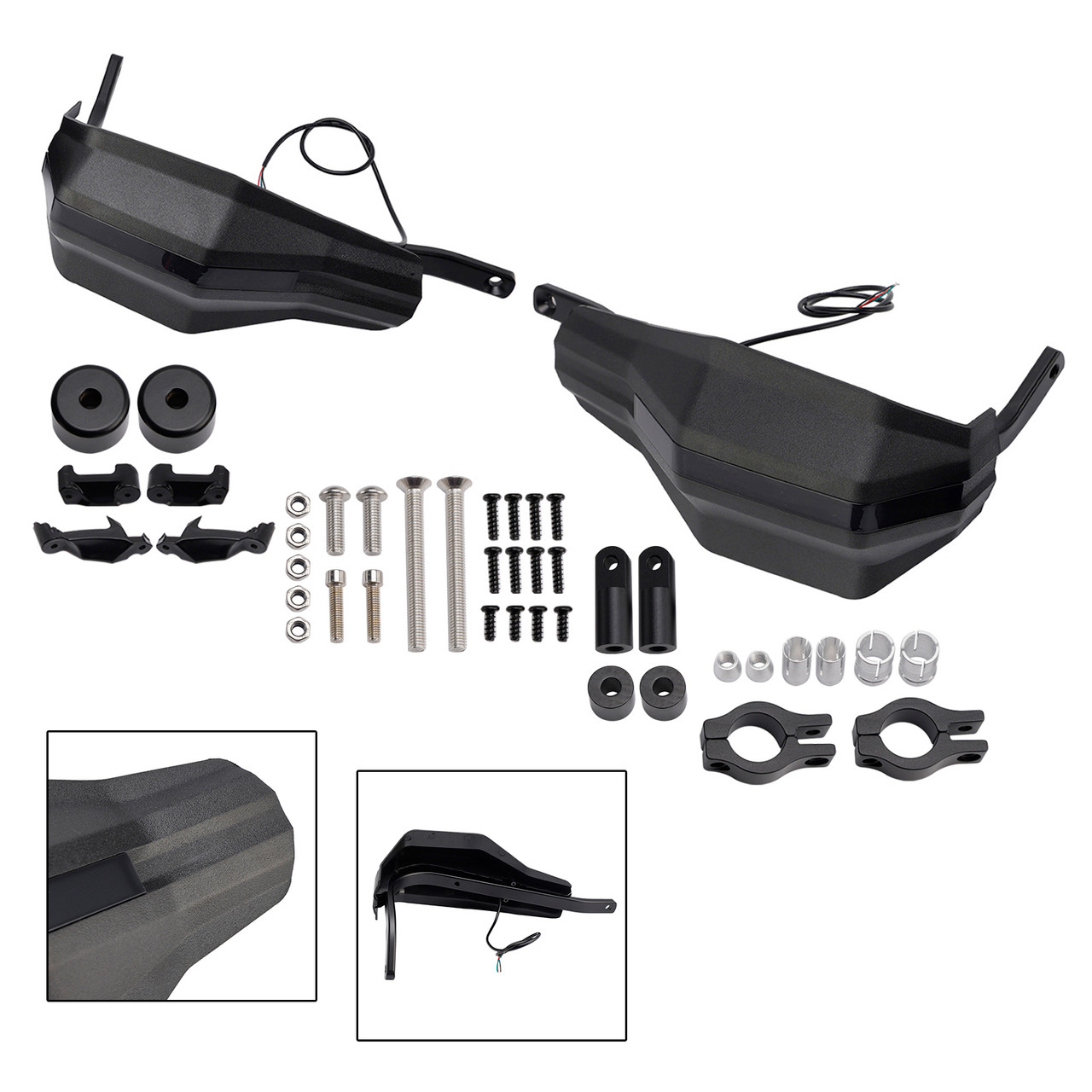 2019-2023 Honda CB500X CB400X Motorcycle Protector Hand Guards Black Generic