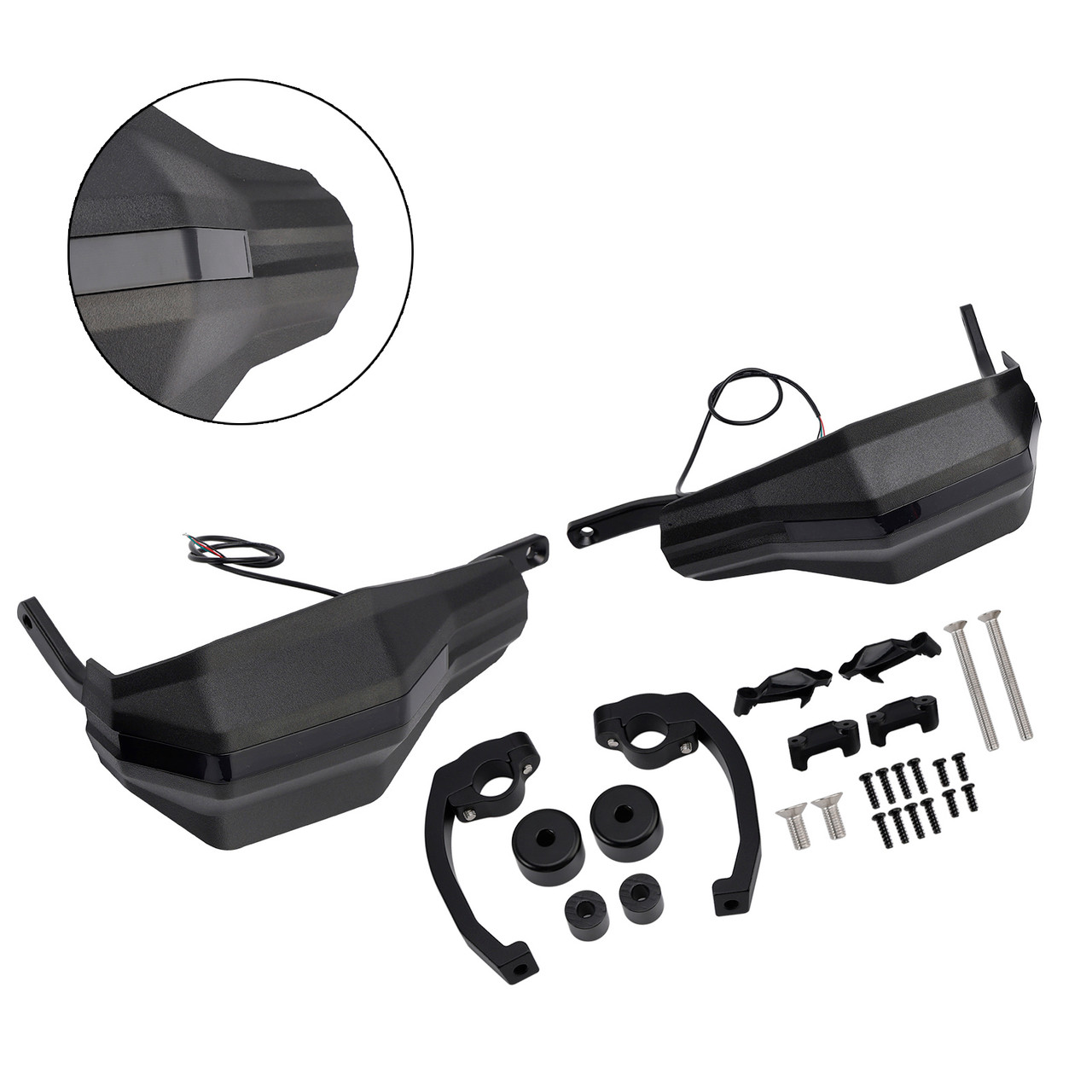 2023 Honda XL750 Transalp Motorcycle Protector Hand Guards Black Generic