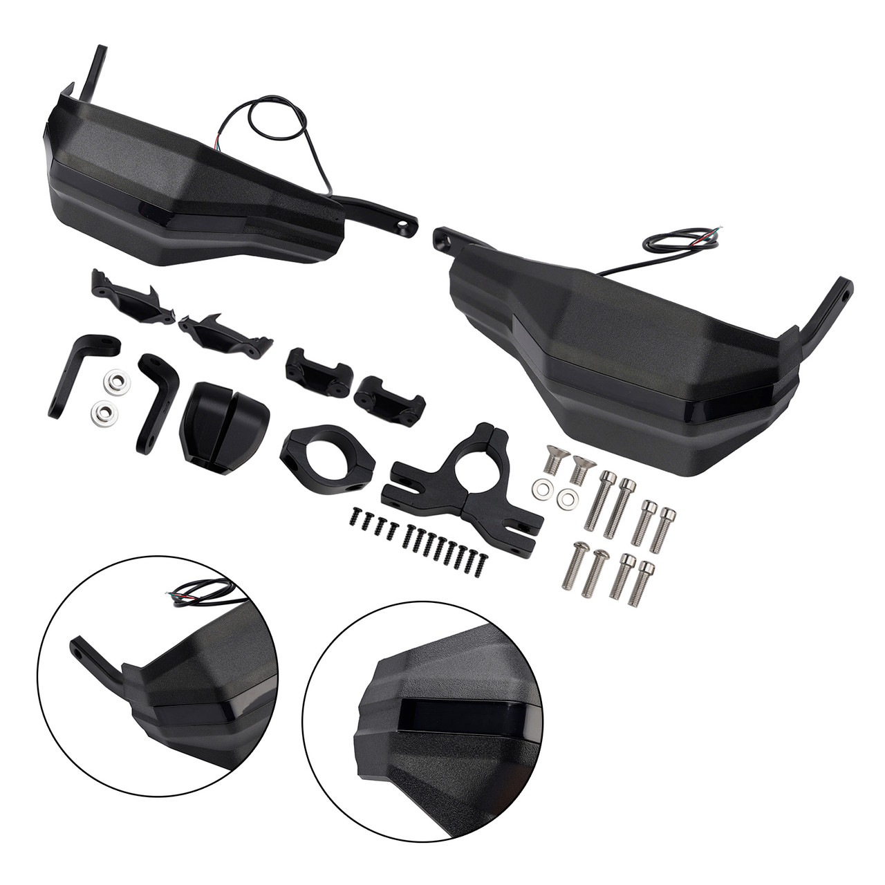 2024-2025 SCRAMBLER 400 X Motorcycle Protector Hand Guards Black Generic
