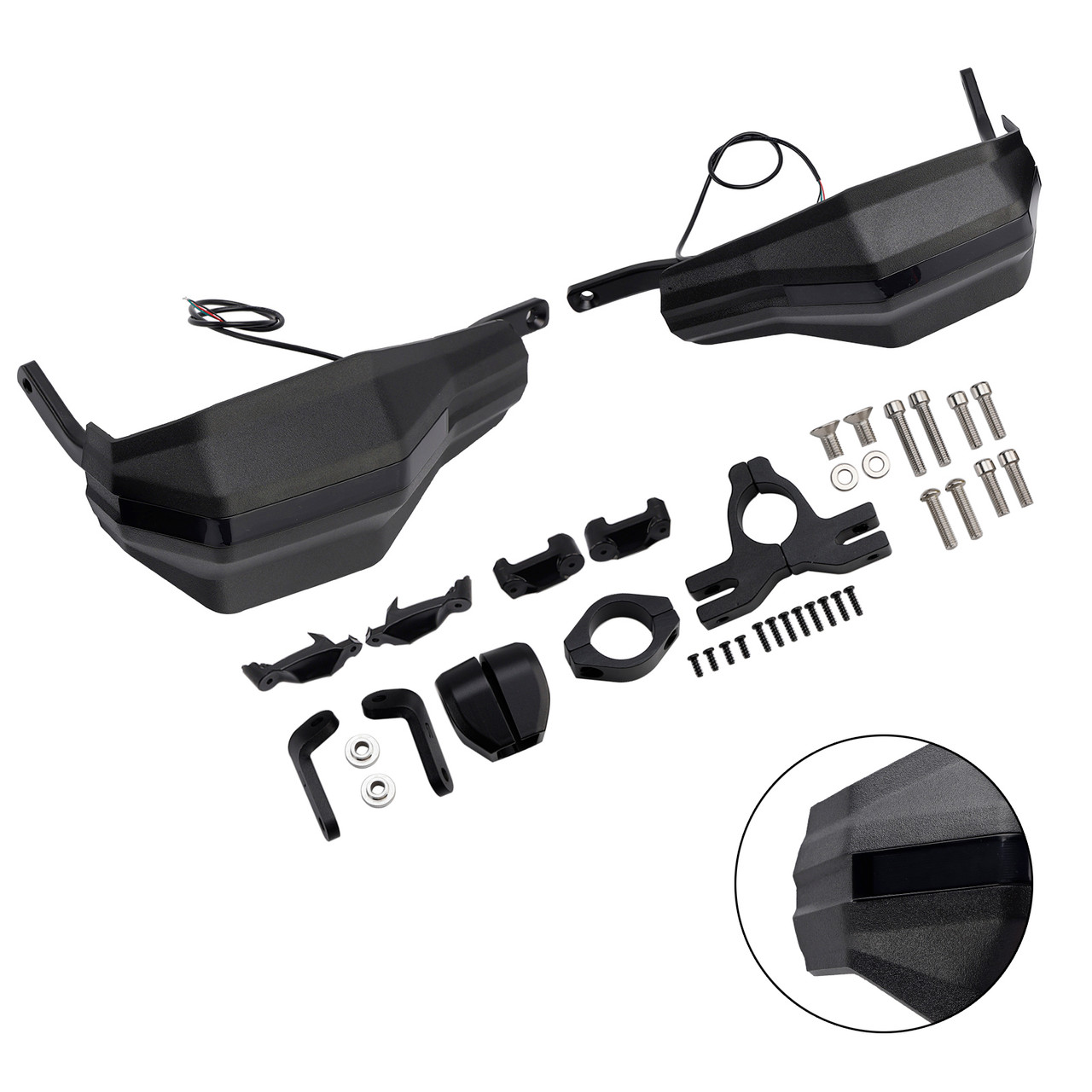 2024-2025 SCRAMBLER 400 X Motorcycle Protector Hand Guards Black Generic