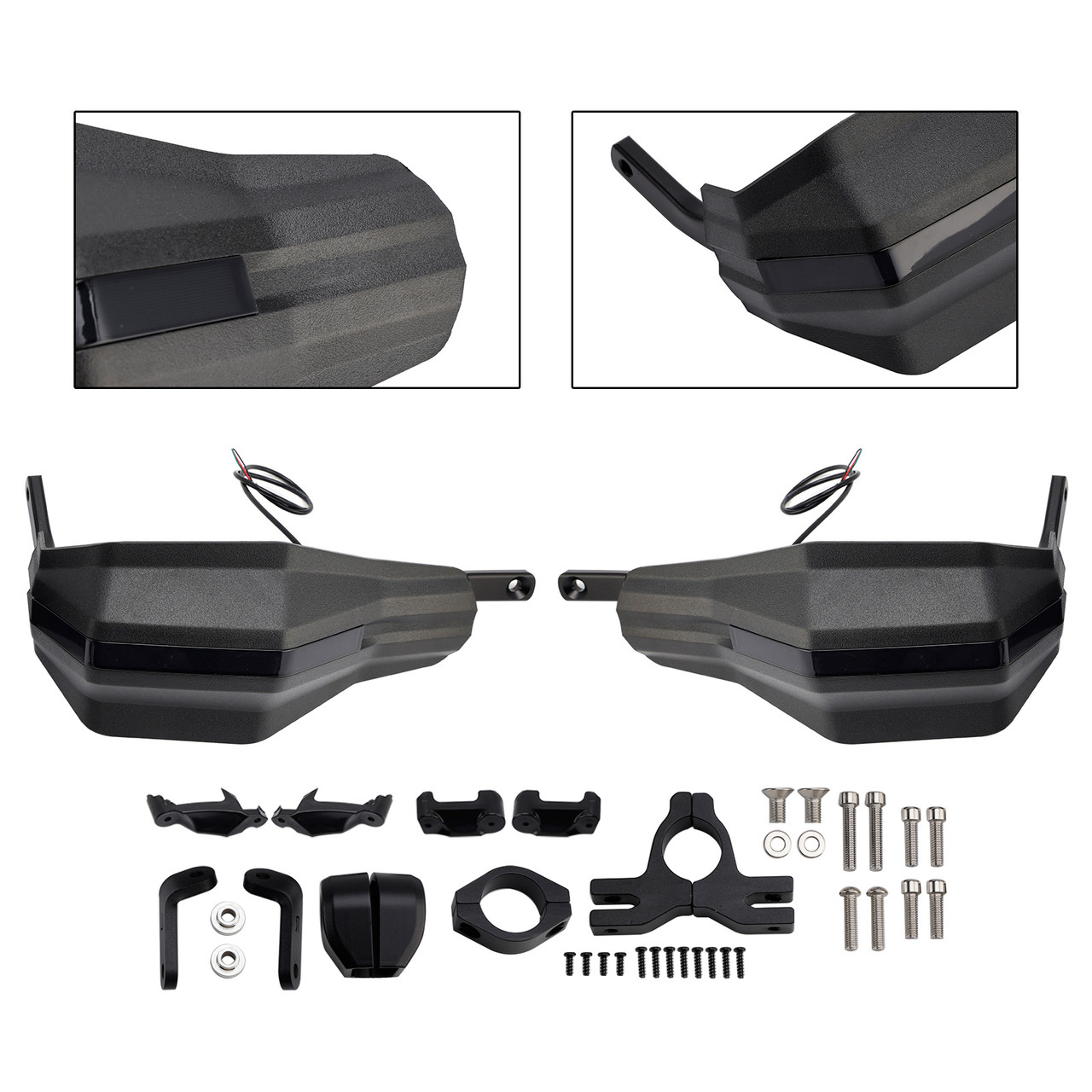 2024-2025 SCRAMBLER 400 X Motorcycle Protector Hand Guards Black Generic