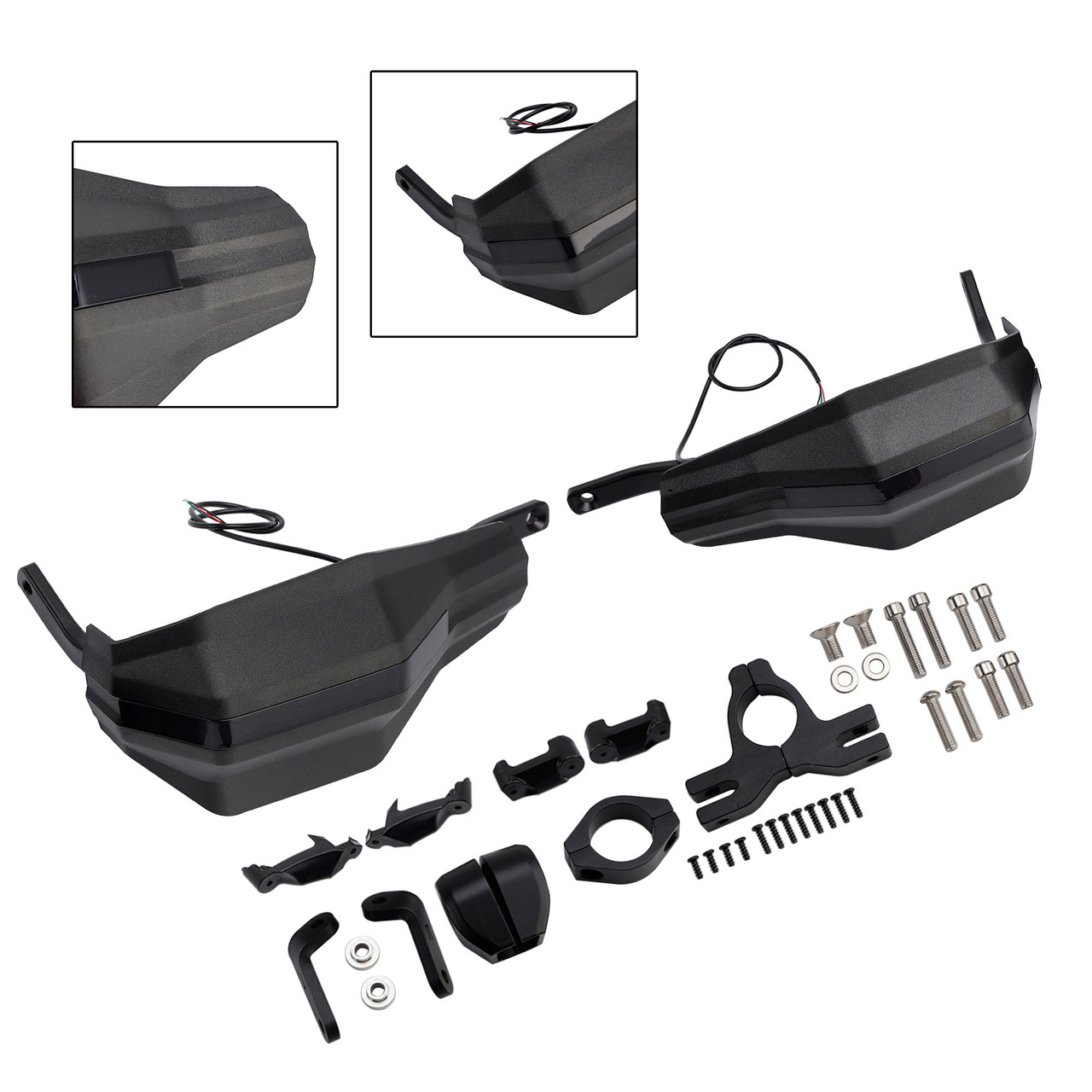 2024-2025 SCRAMBLER 400 X Motorcycle Protector Hand Guards Black Generic