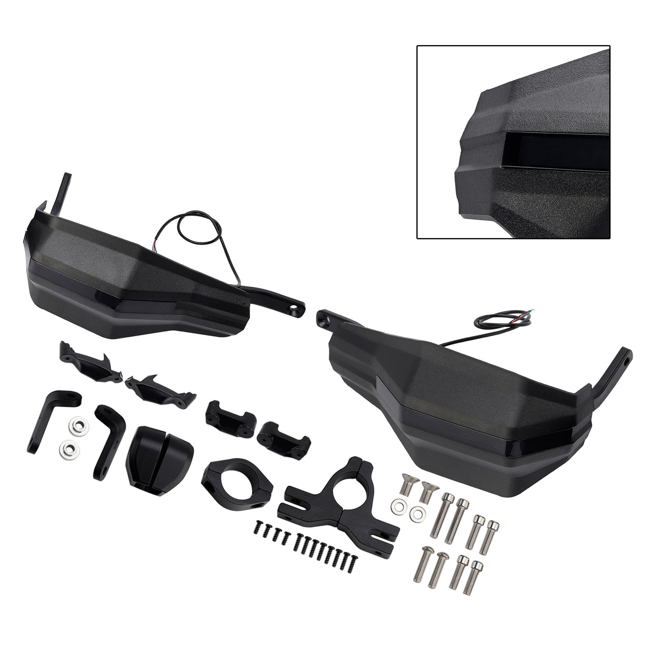 2024-2025 SCRAMBLER 400 X Motorcycle Protector Hand Guards Black Generic
