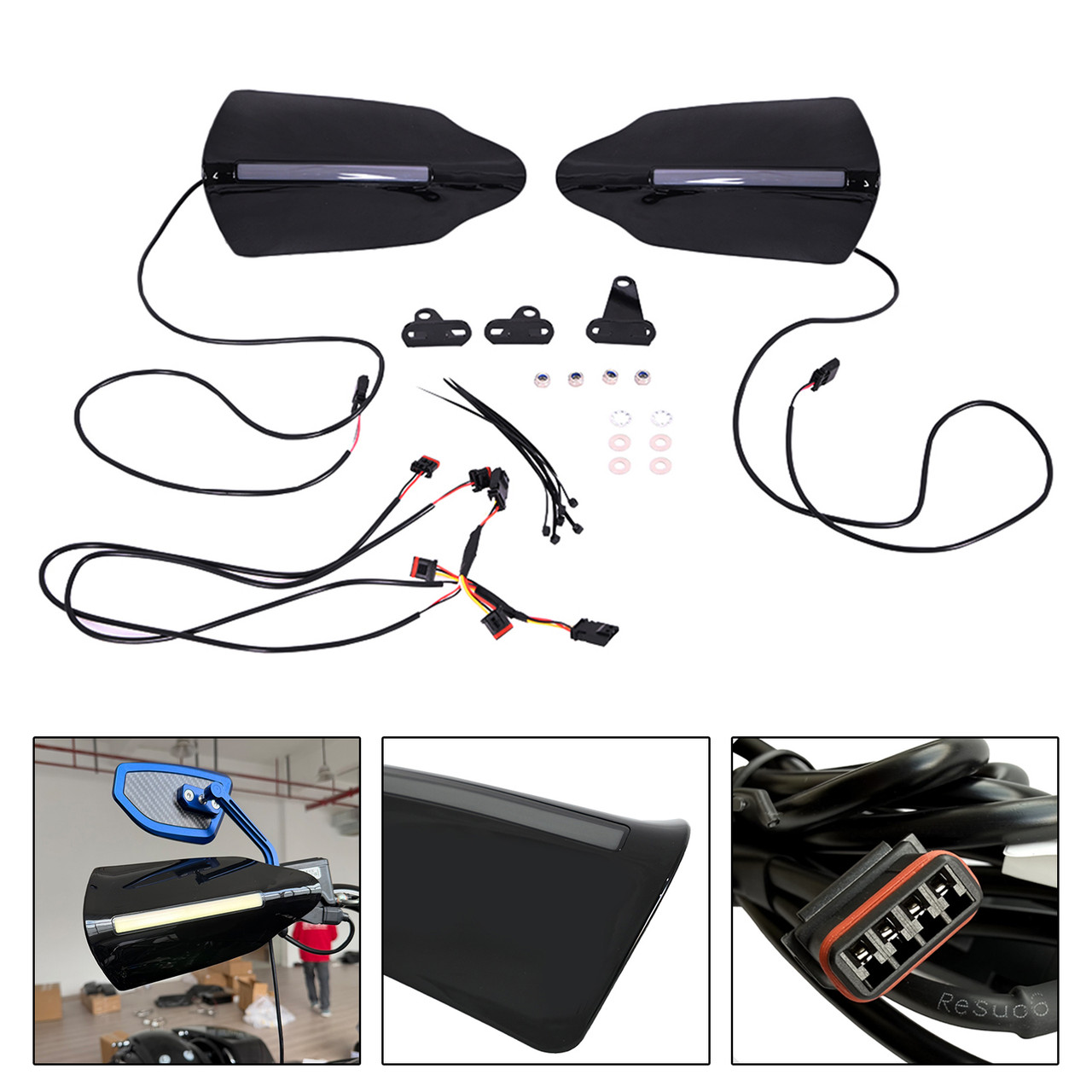 2014-2023 Touring Electra Glide Motorcycle Protector Hand Guards Generic