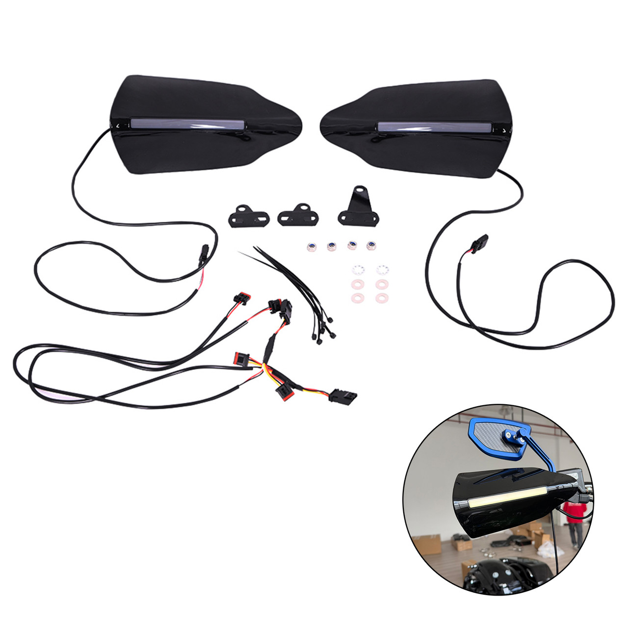 2017-2020 Touring Freewheeler Motorcycle Protector Hand Guards Generic