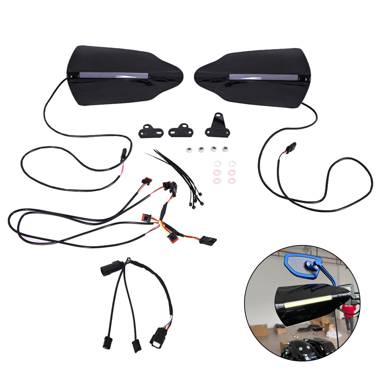 Electra Glide Standard 2024-2026 Motorcycle Protector Hand Guards Generic