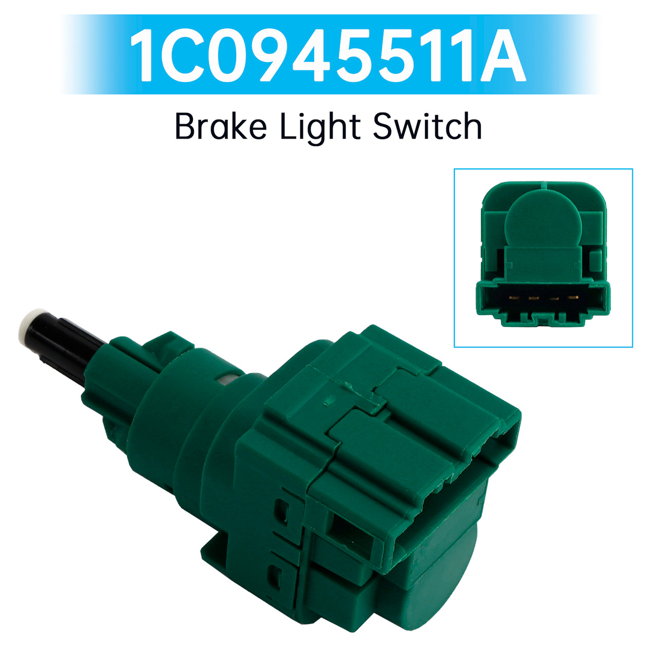 1996-2010 VW CADDY TRANSPORTER GOLF JETTA SHARAN Brake Light Switch 1J0945511A Generic