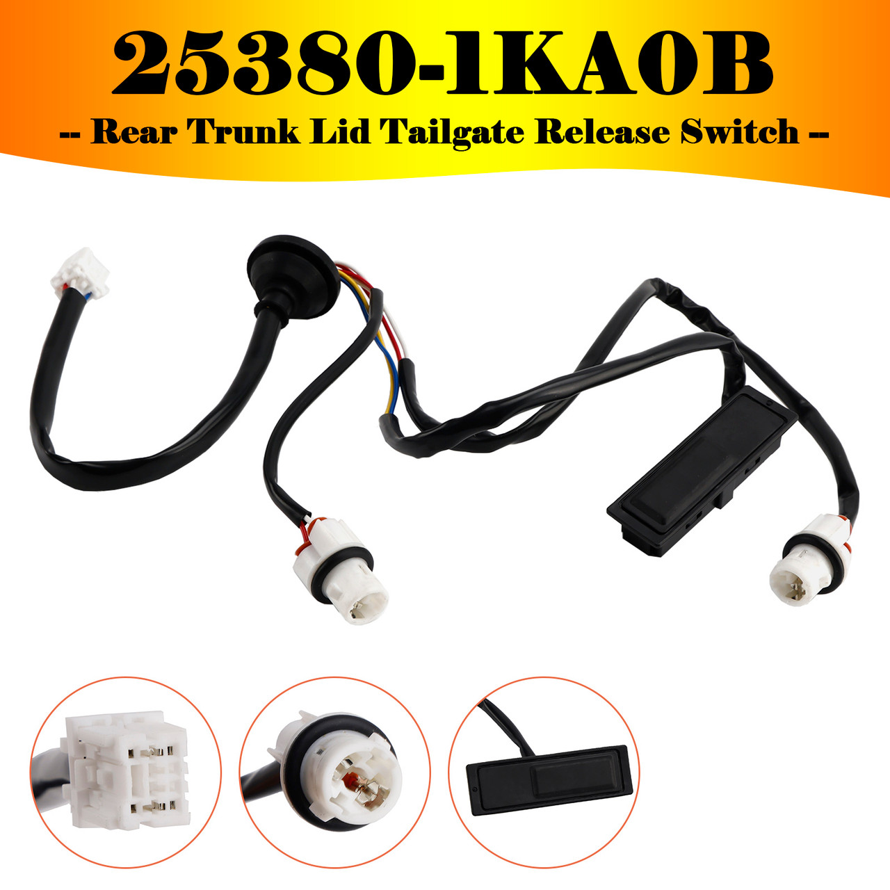 2011-2015 Nissan Juke Rear Trunk Lid Tailgate Release Switch 25380-1KA0B Generic