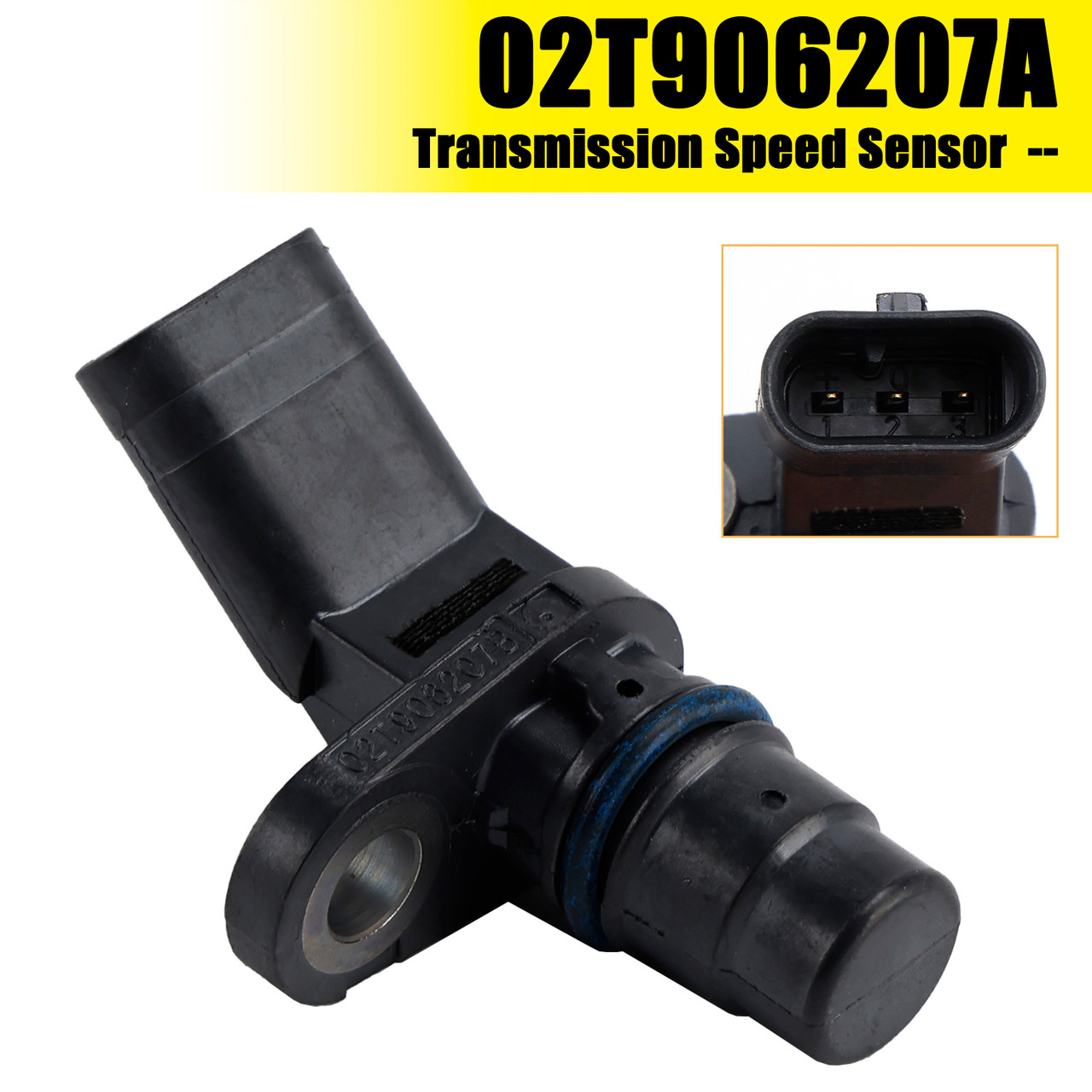 2009-2024 Audi A1 A3 Q2 Q3 TT Transmission Speed Sensor 02T906207A Generic