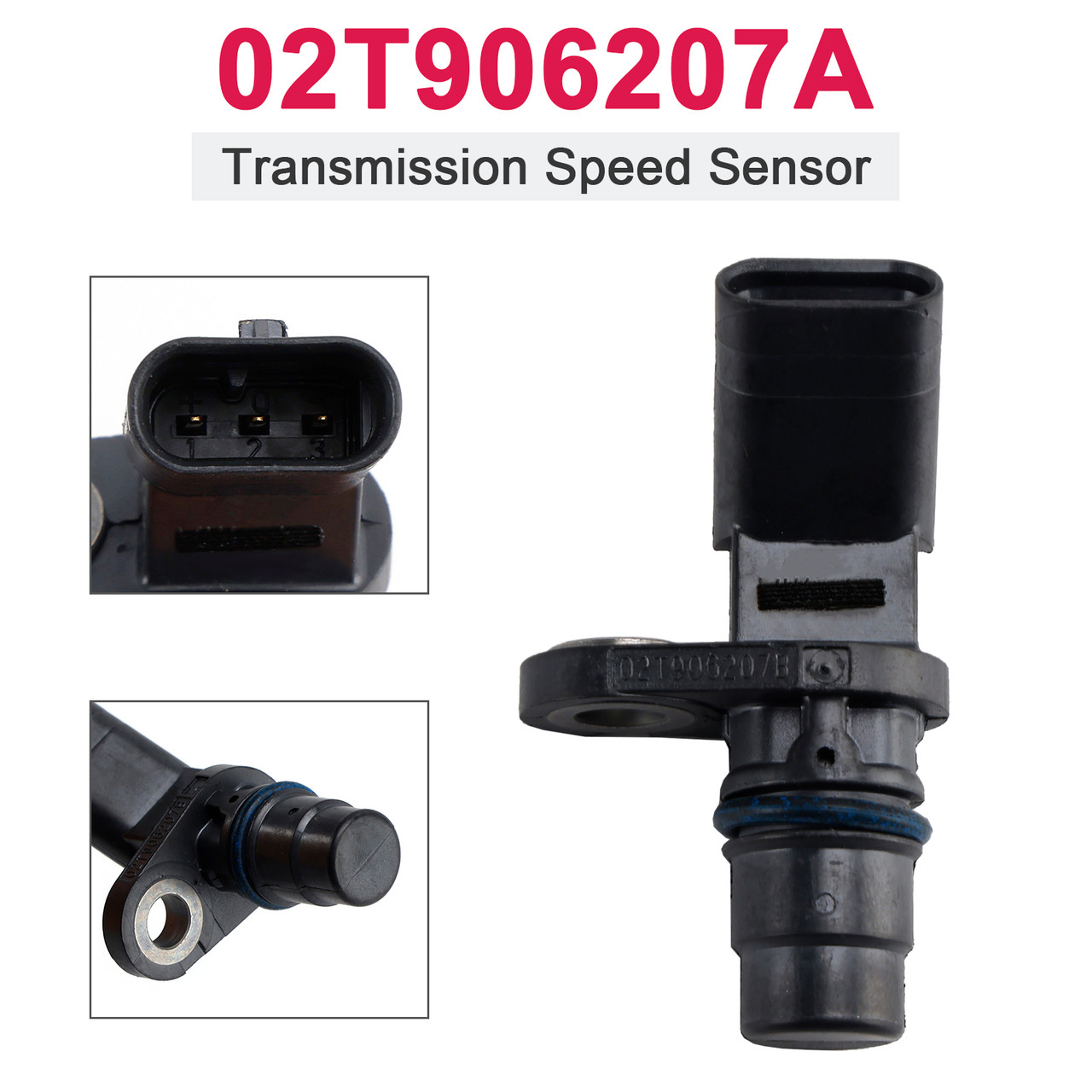 2010-2024 VW Golf Passat Polo Tiguan Transmission Speed Sensor 02T906207A Generic