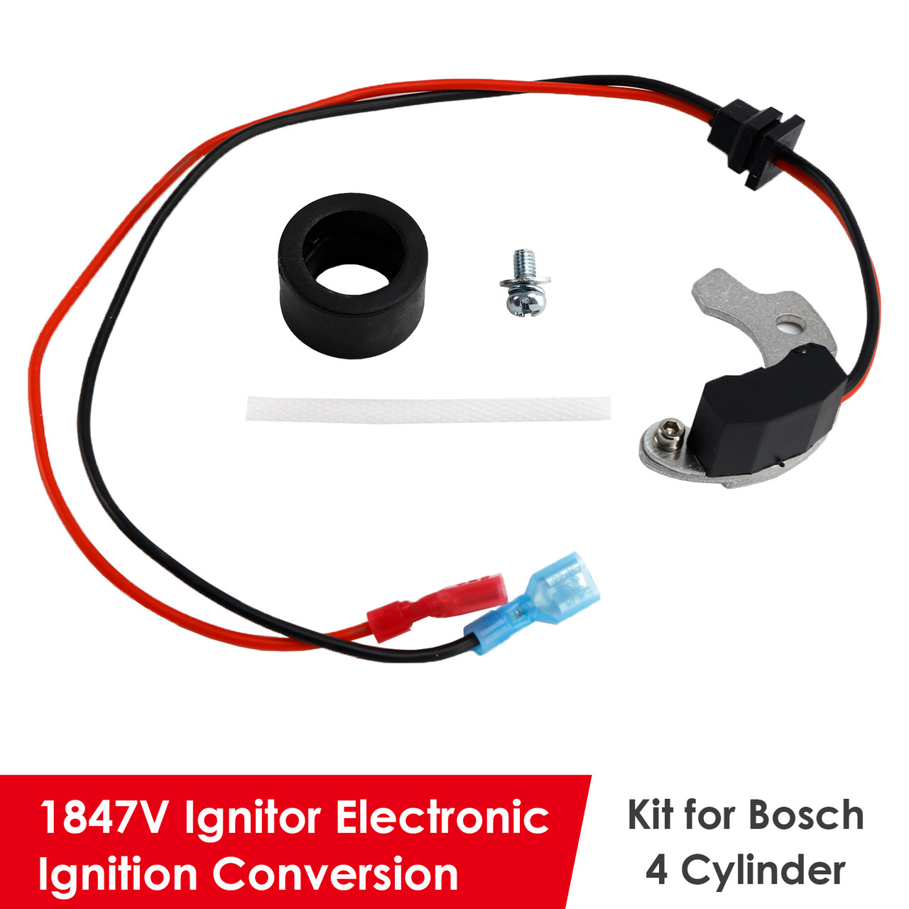 Bosch 4 Cylinder 1847V Ignitor Electronic Ignition Conversion Kit Generic