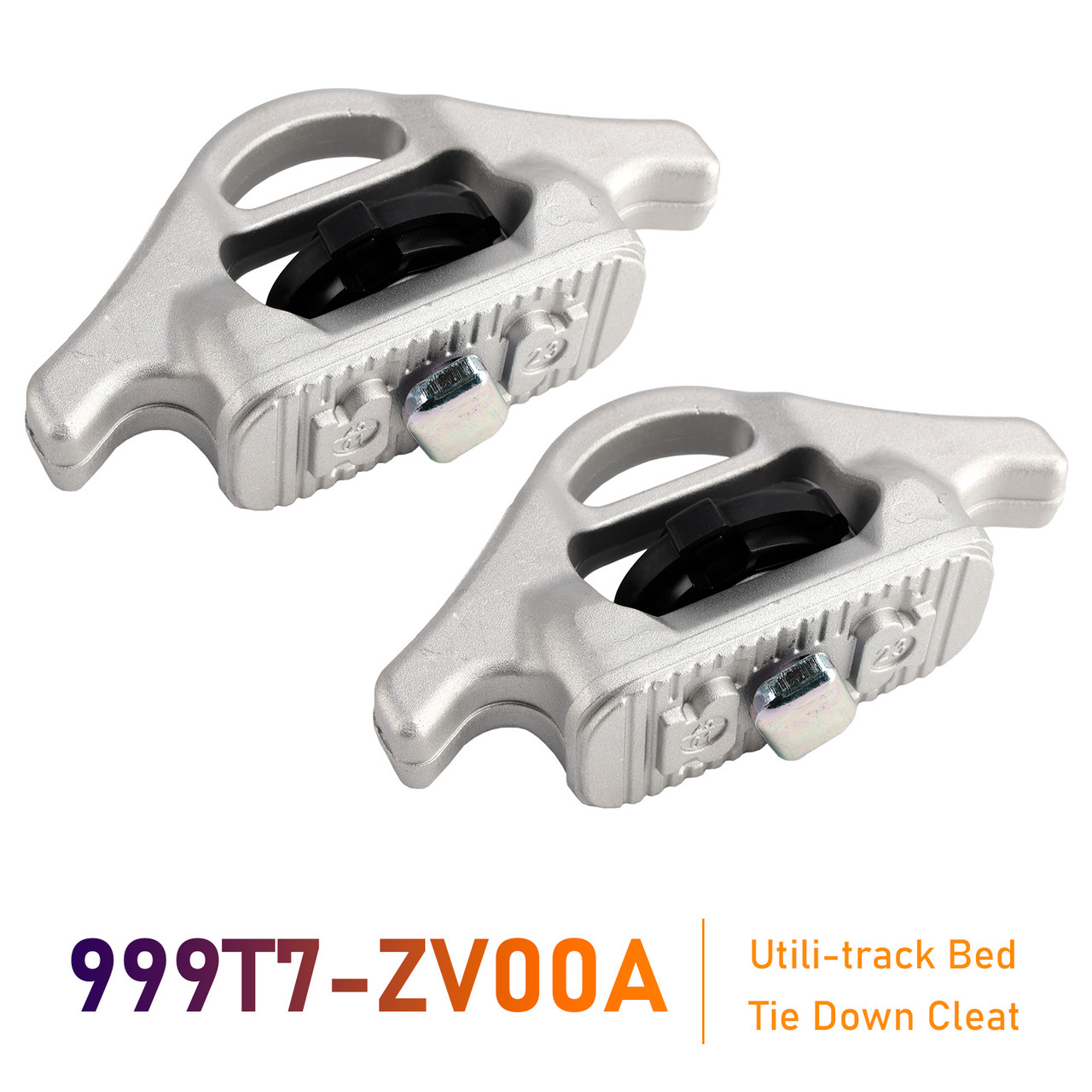 2004-2015 Nissan Titan 2 Pcs Utili-track Bed Tie Down Cleat 999T7-ZV00A Generic