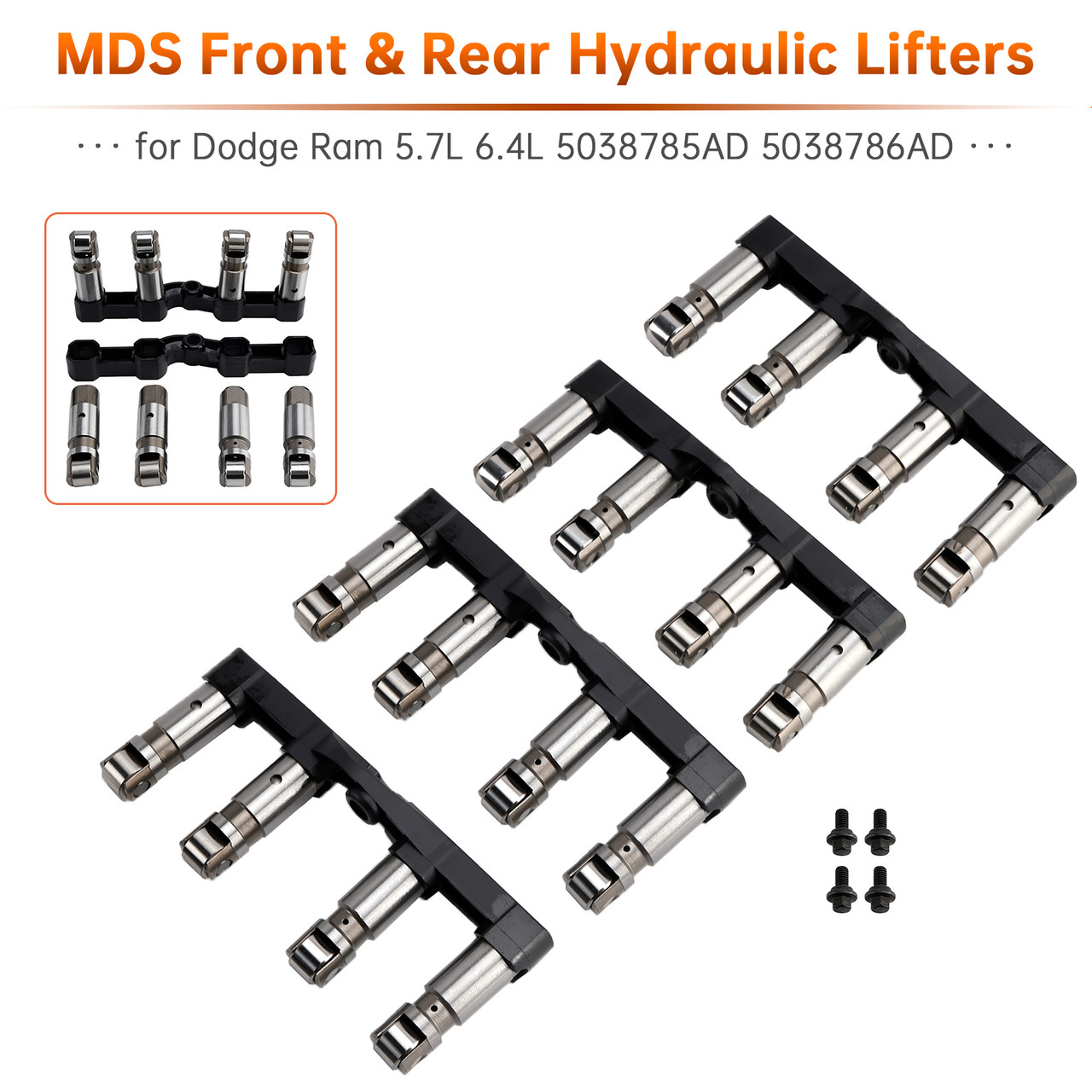 2006-2022 Dodge Challenger Charger MDS Front & Rear Hydraulic Lifters 05038785AD Generic