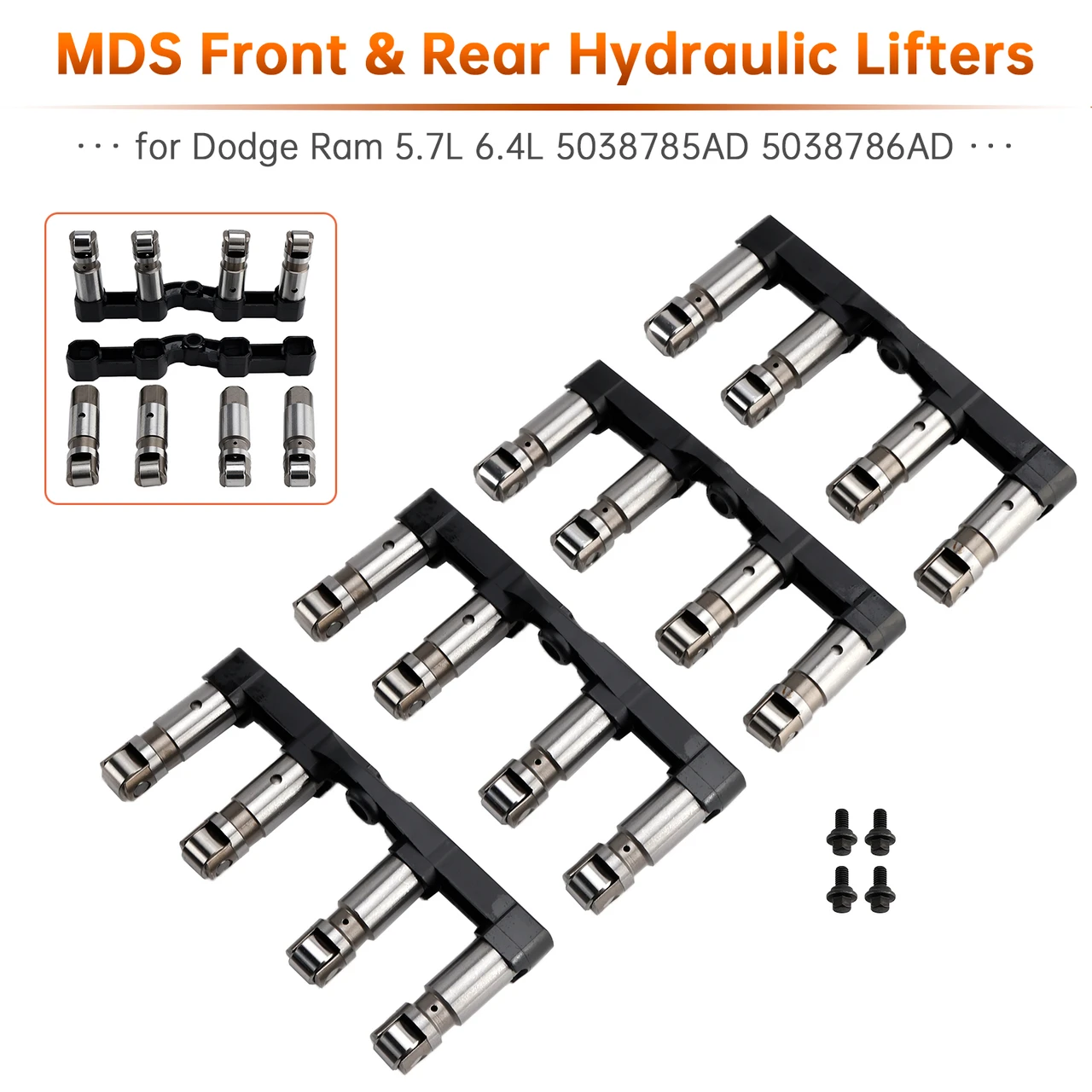 2011-2025 RAM 1500 2500 3500 4500 5500 MDS Front & Rear Hydraulic Lifters 05038785AD Generic