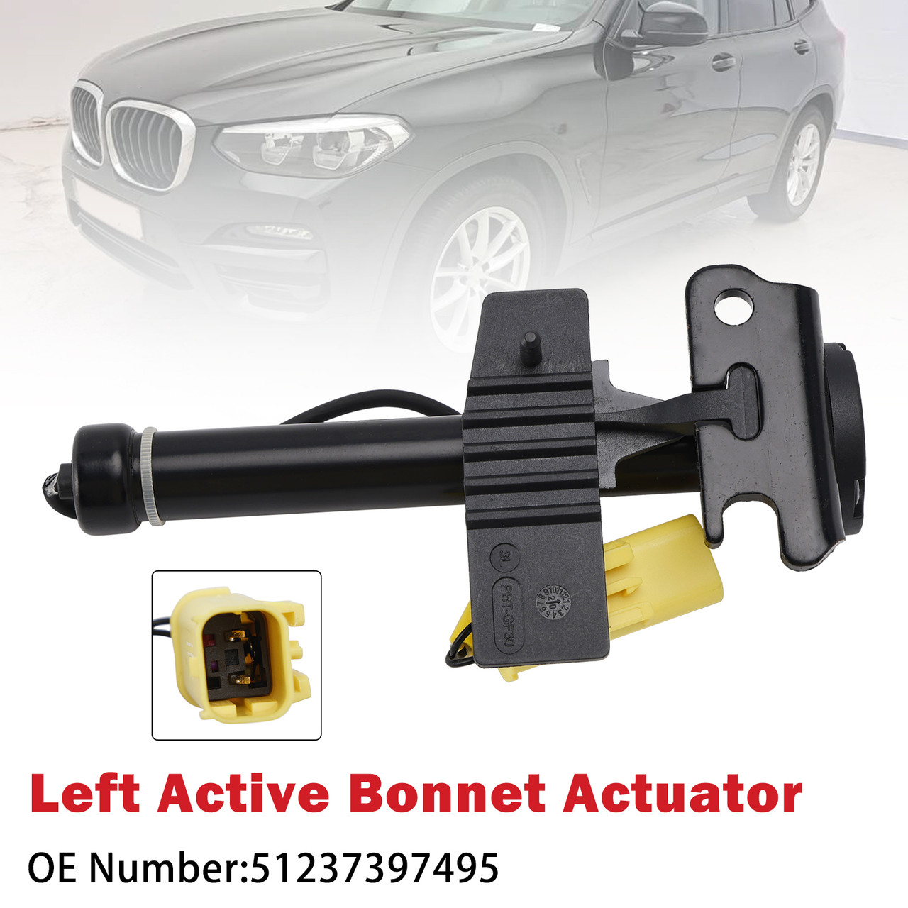 2017-2020 BMW X3 X4 Left Active Bonnet Actuator 51237397495 Generic