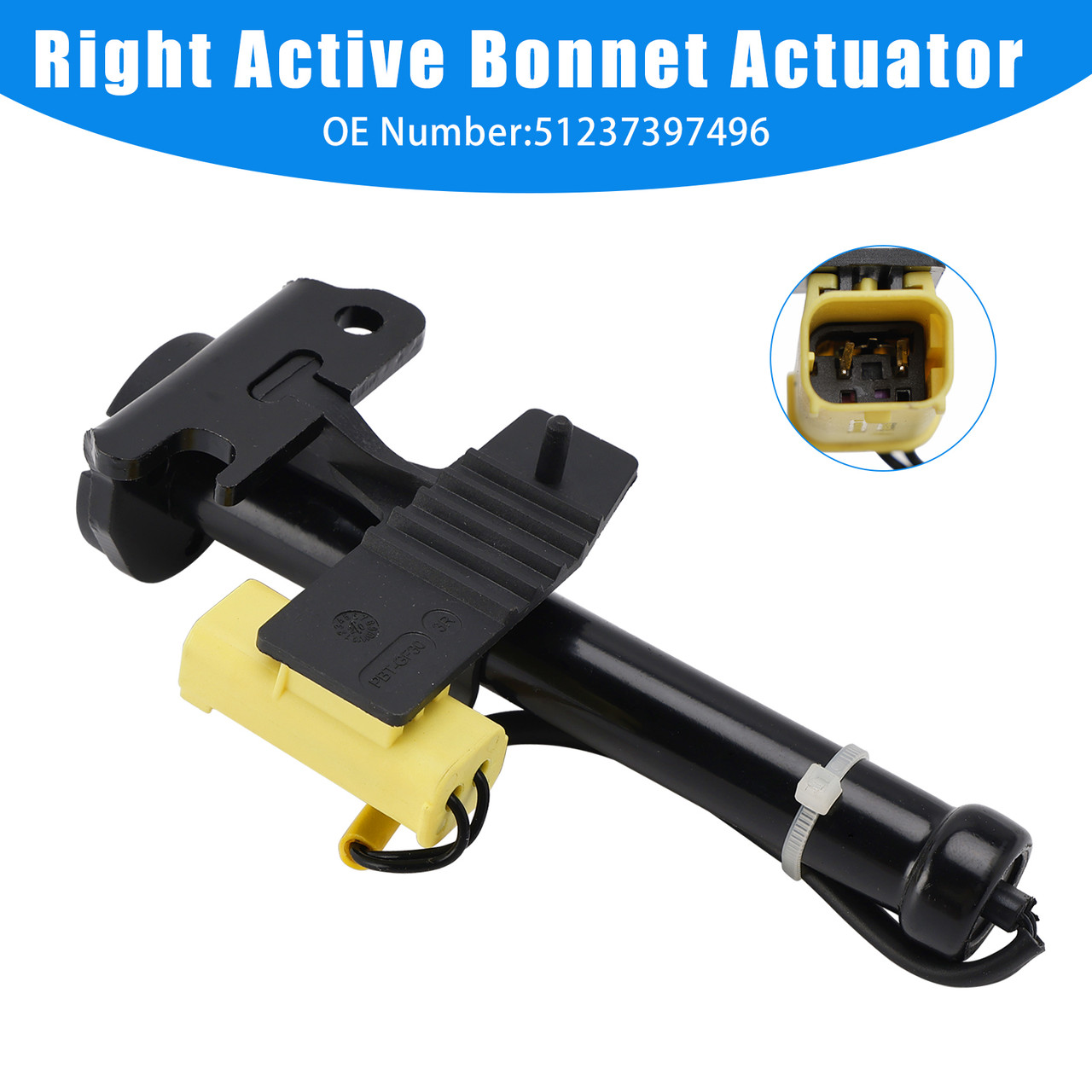 2017-2020 BMW X3 X4 Right Active Bonnet Actuator 51237397496 Generic